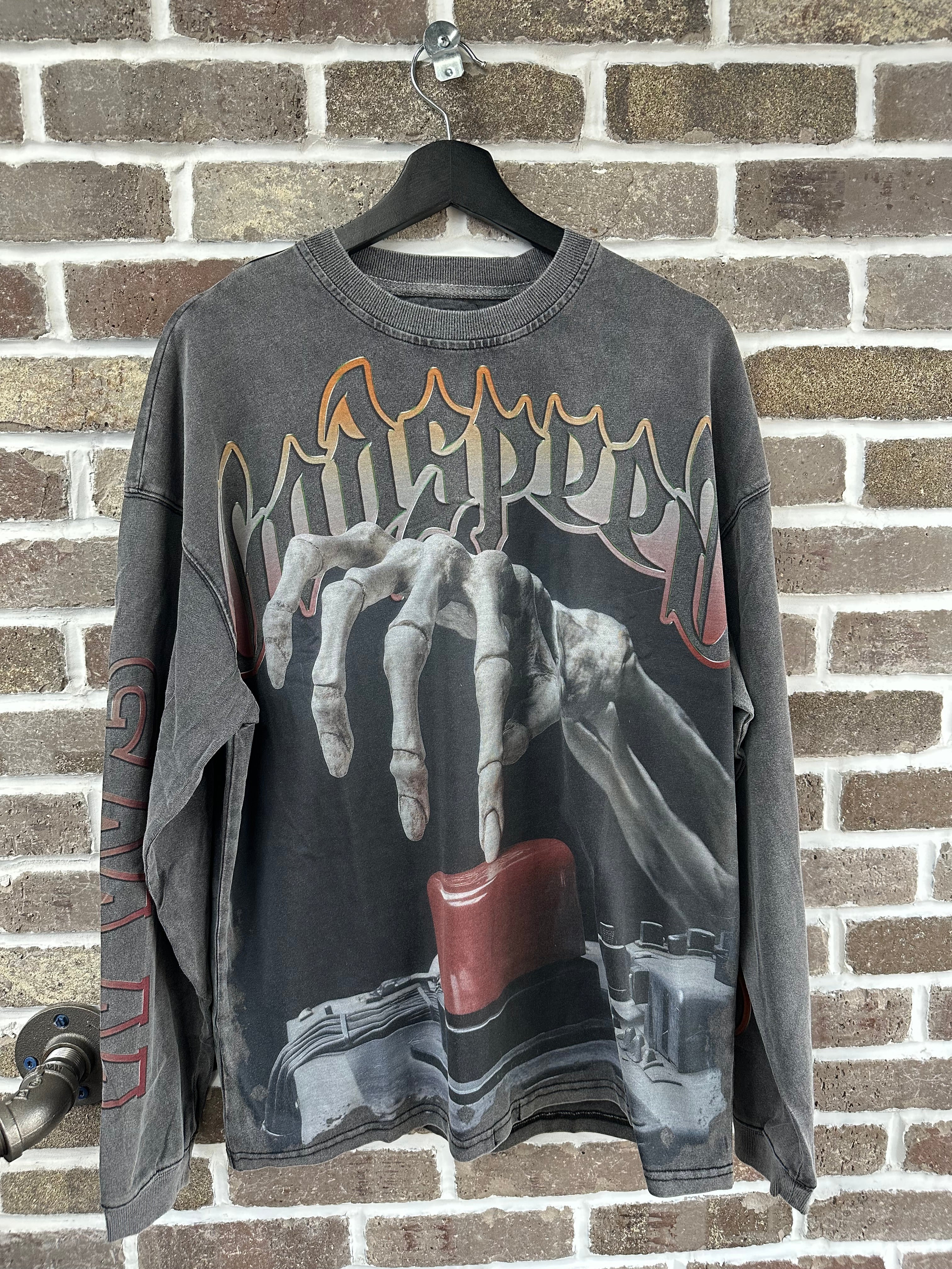 Godspeed "Code Red" Grey Wash Tee