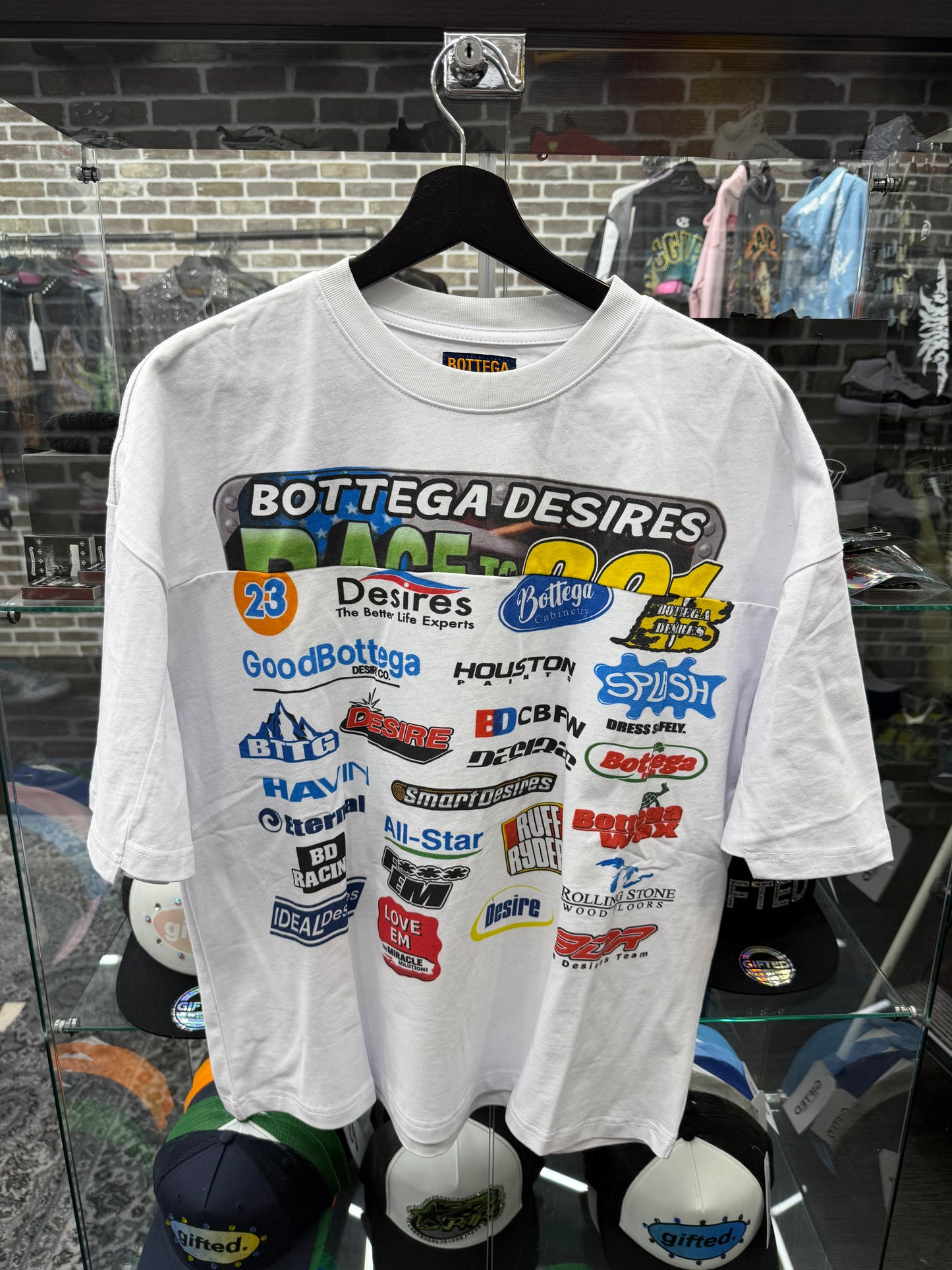 Bottega Desires Race White Tee
