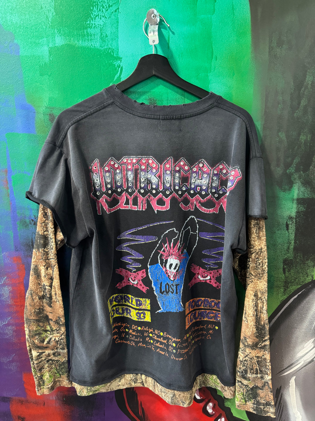 Lost Intricacy Lost Stone Black Wash Longsleeve Tee