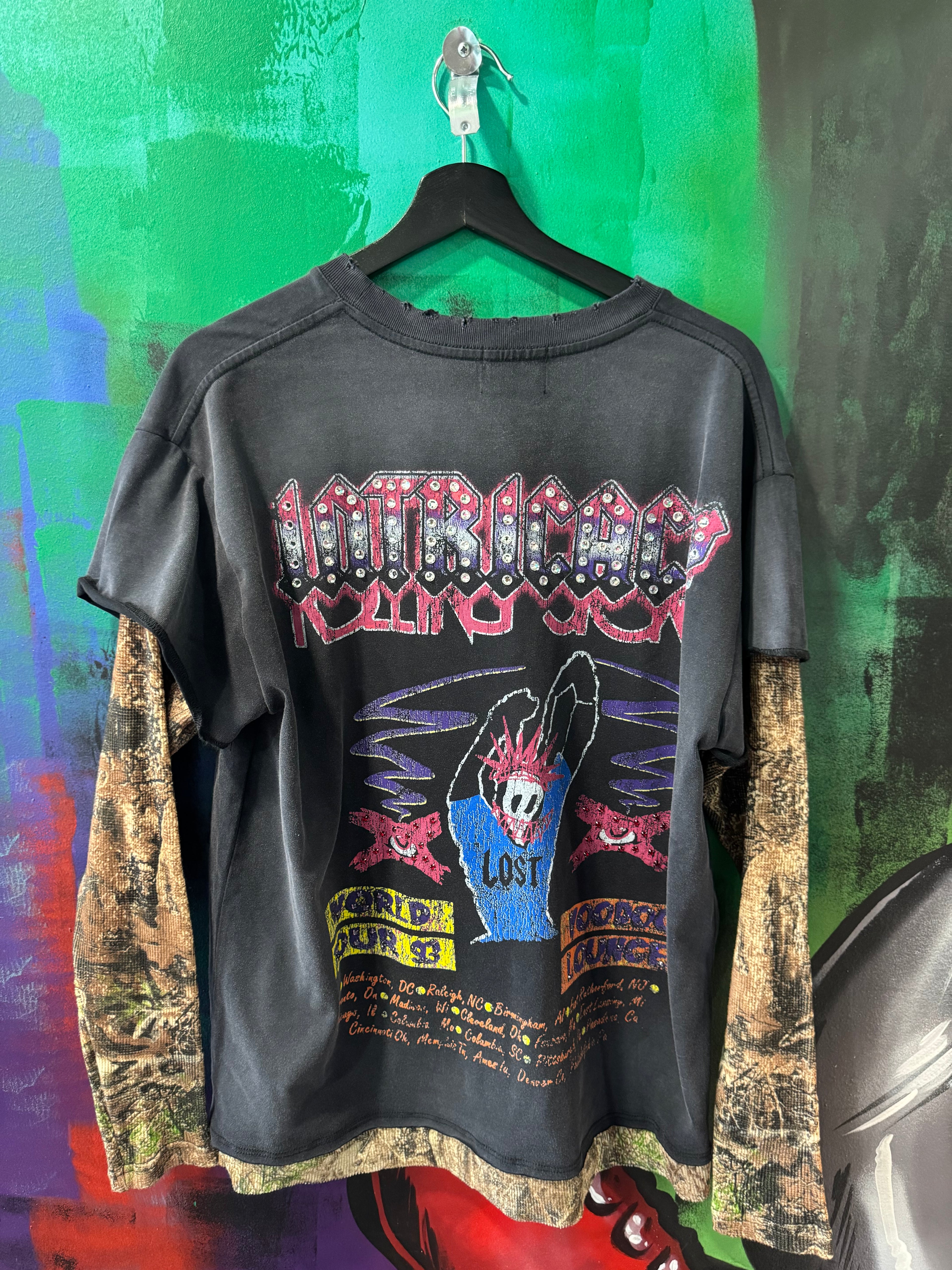 Lost Intricacy Lost Stone Black Wash Longsleeve Tee
