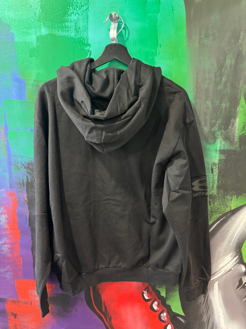 Bottega Desires Tech Black Zip Up Hoodie