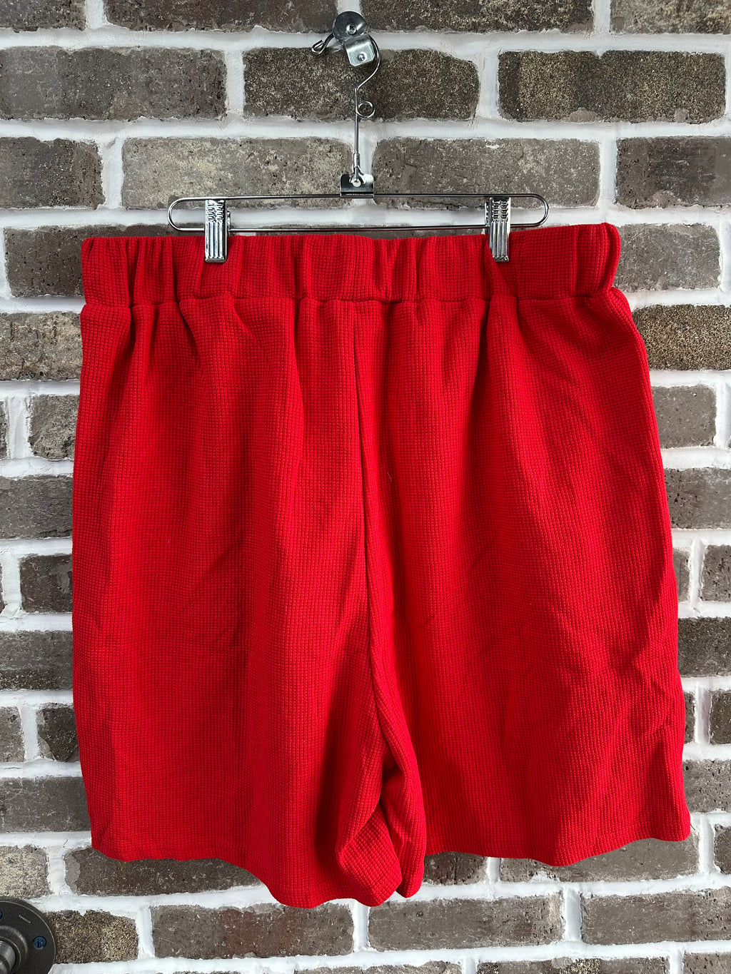 Mixed Emotion Red Signature Shorts