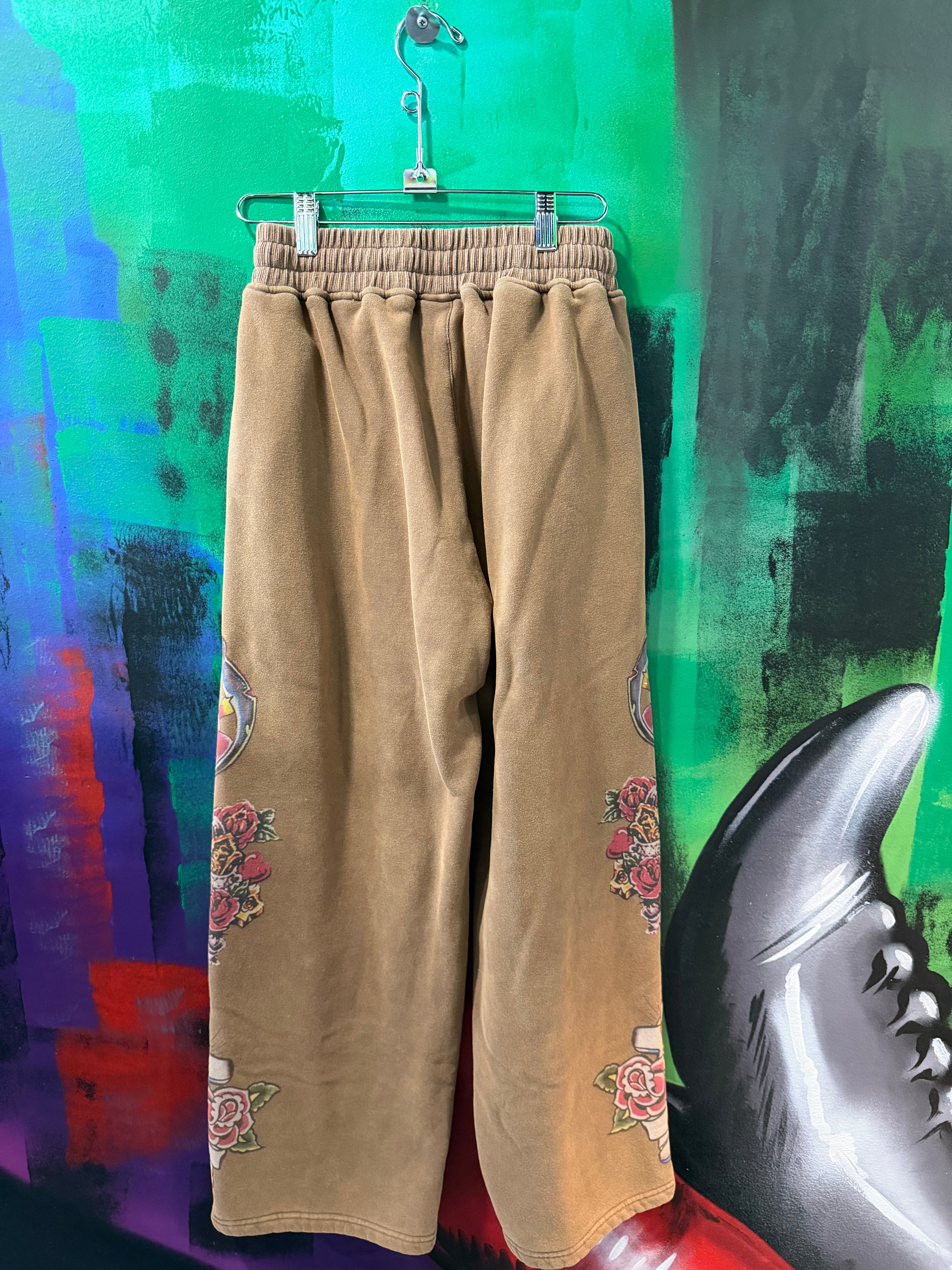 We Are Righteous Risen King Brown Sweatpants