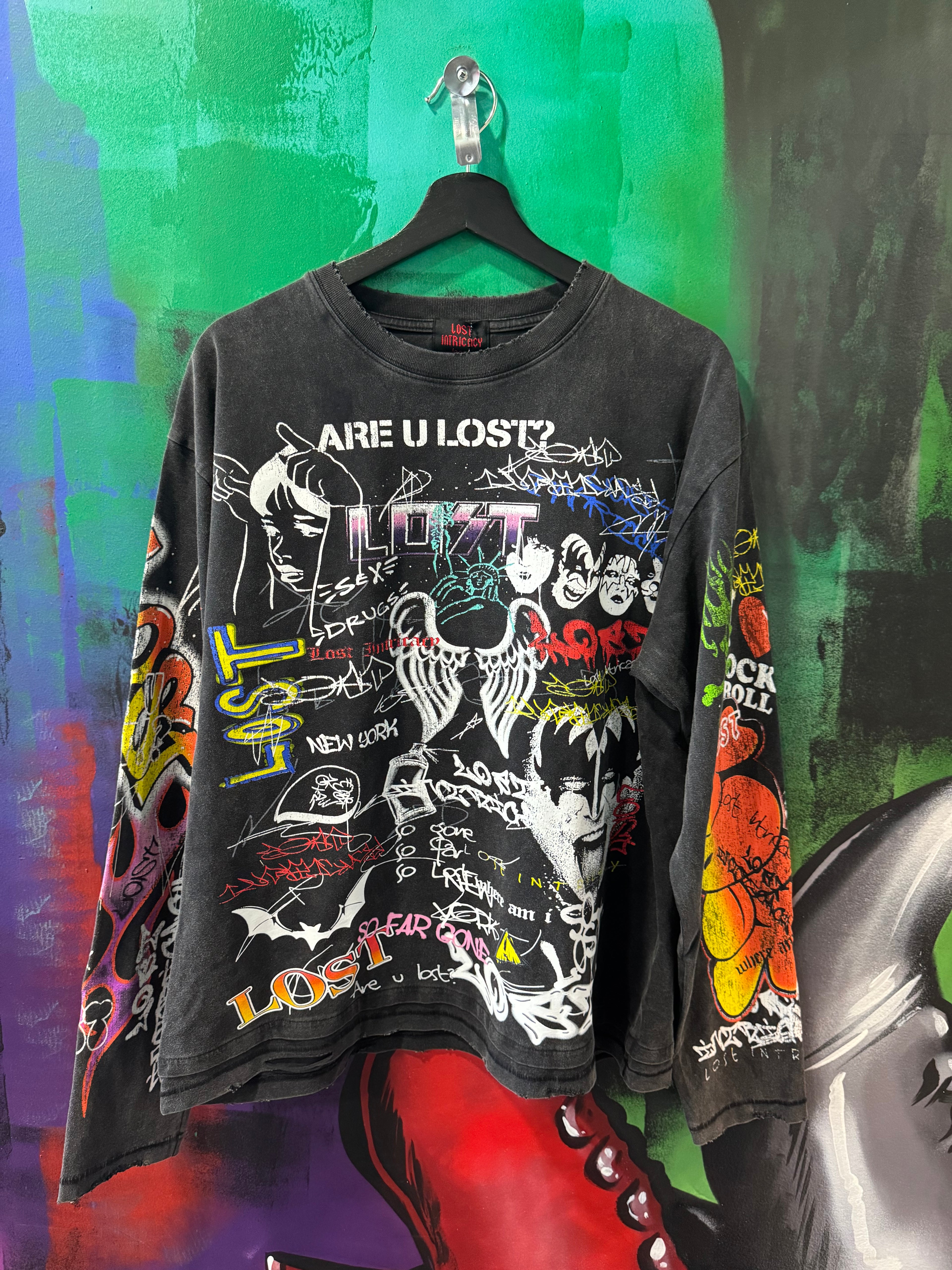 Lost Intricacy Still Looking Black Longsleeve Tee