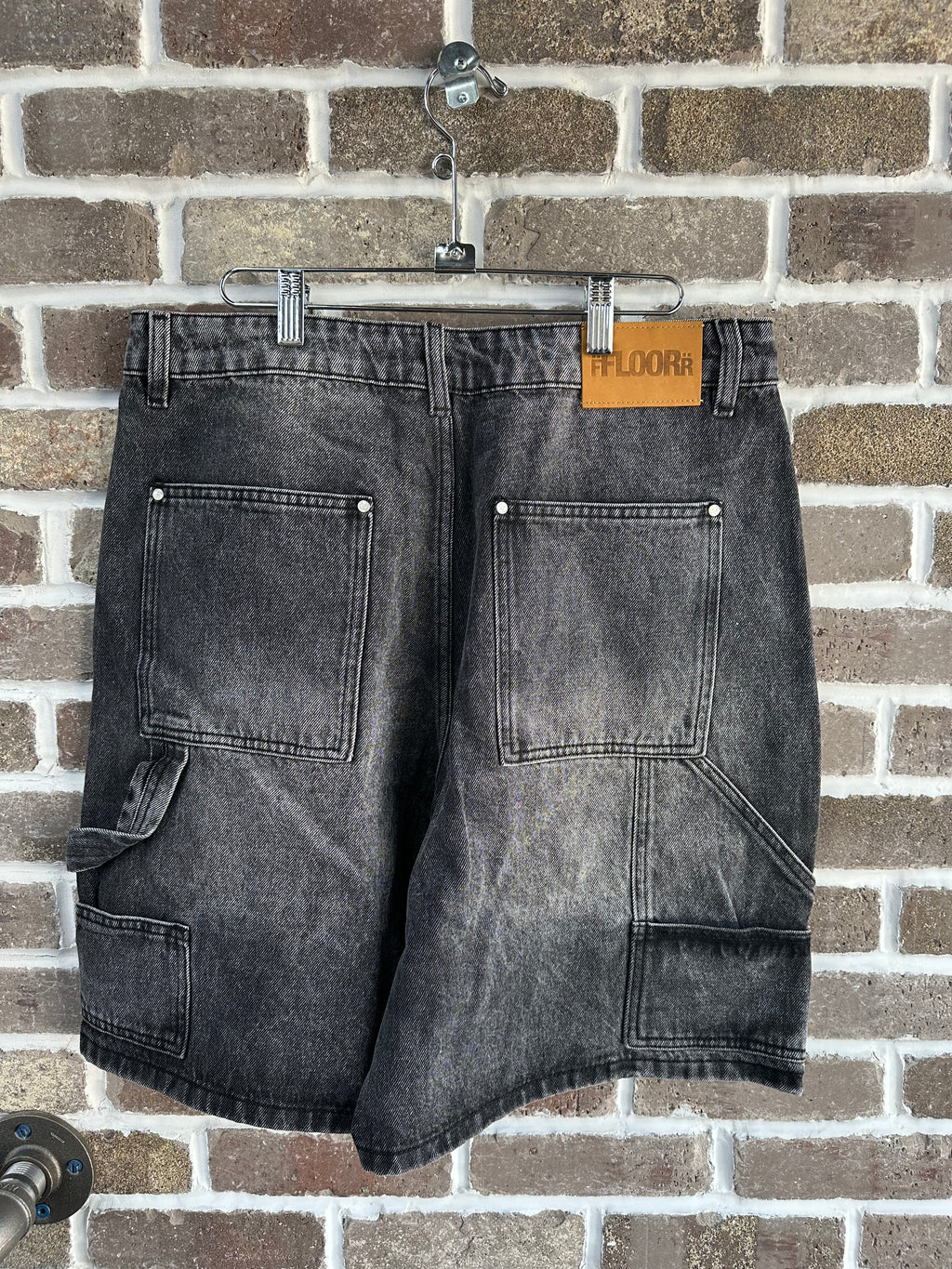 Floor914 Black Uniform Jorts