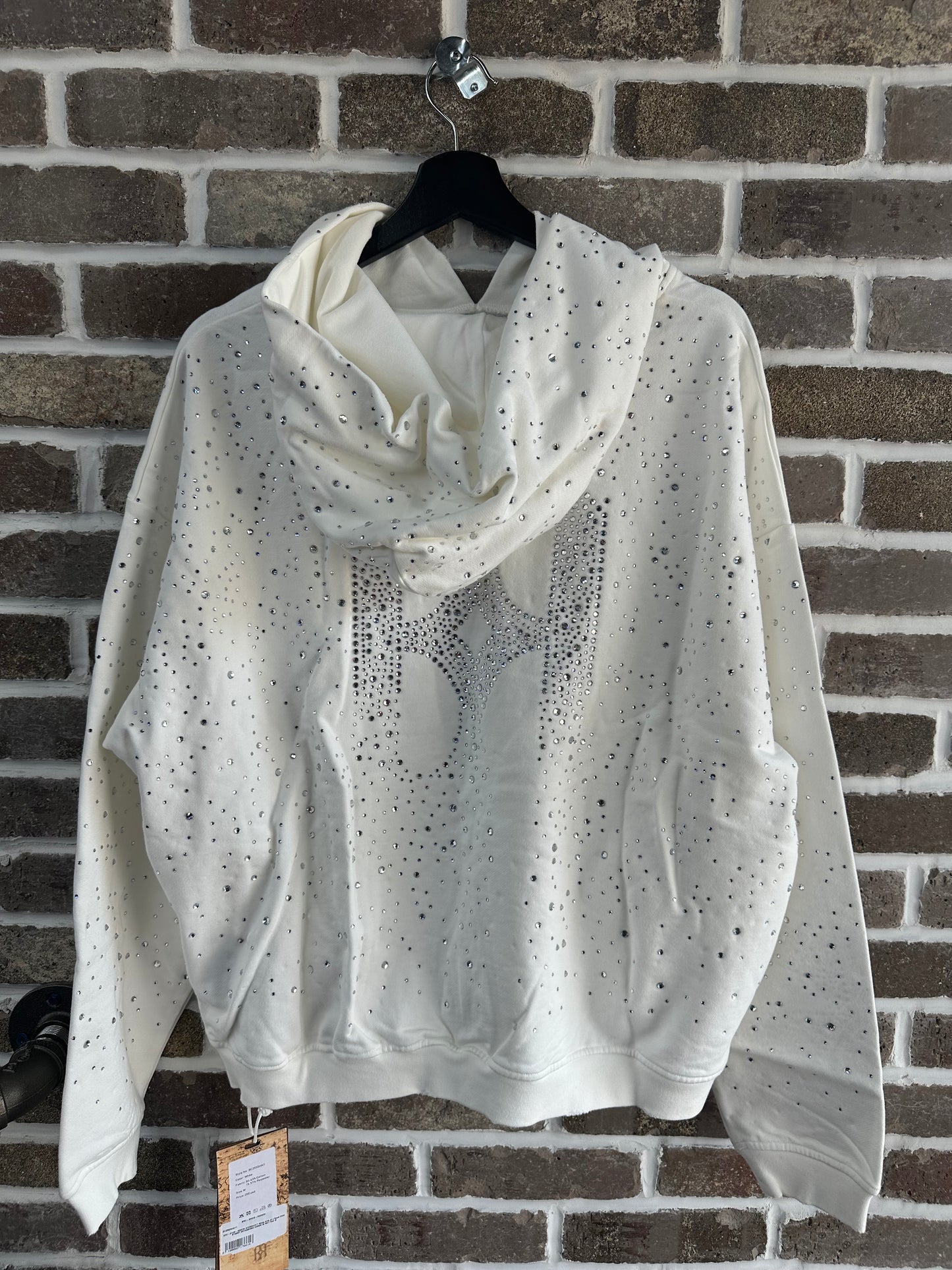 Birth Of Royal Child 20K Diamond Hoodie White