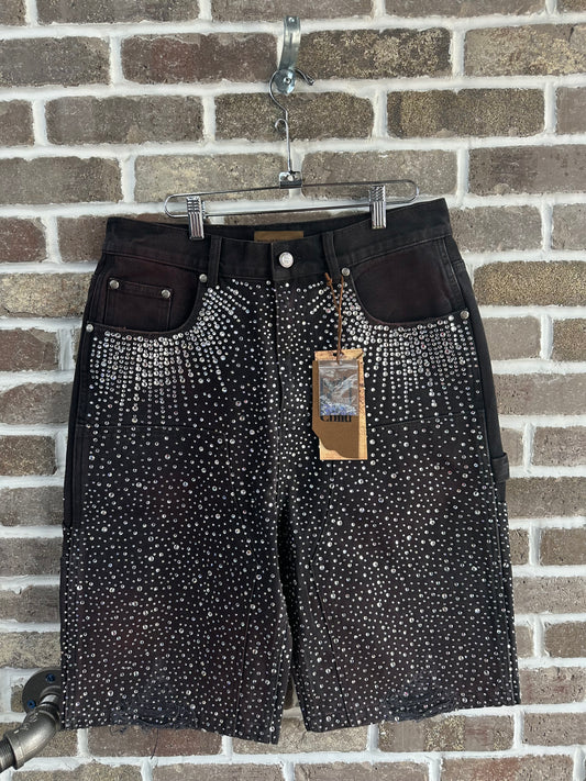 Birth Of Royal Child 20K Diamond Shorts Black