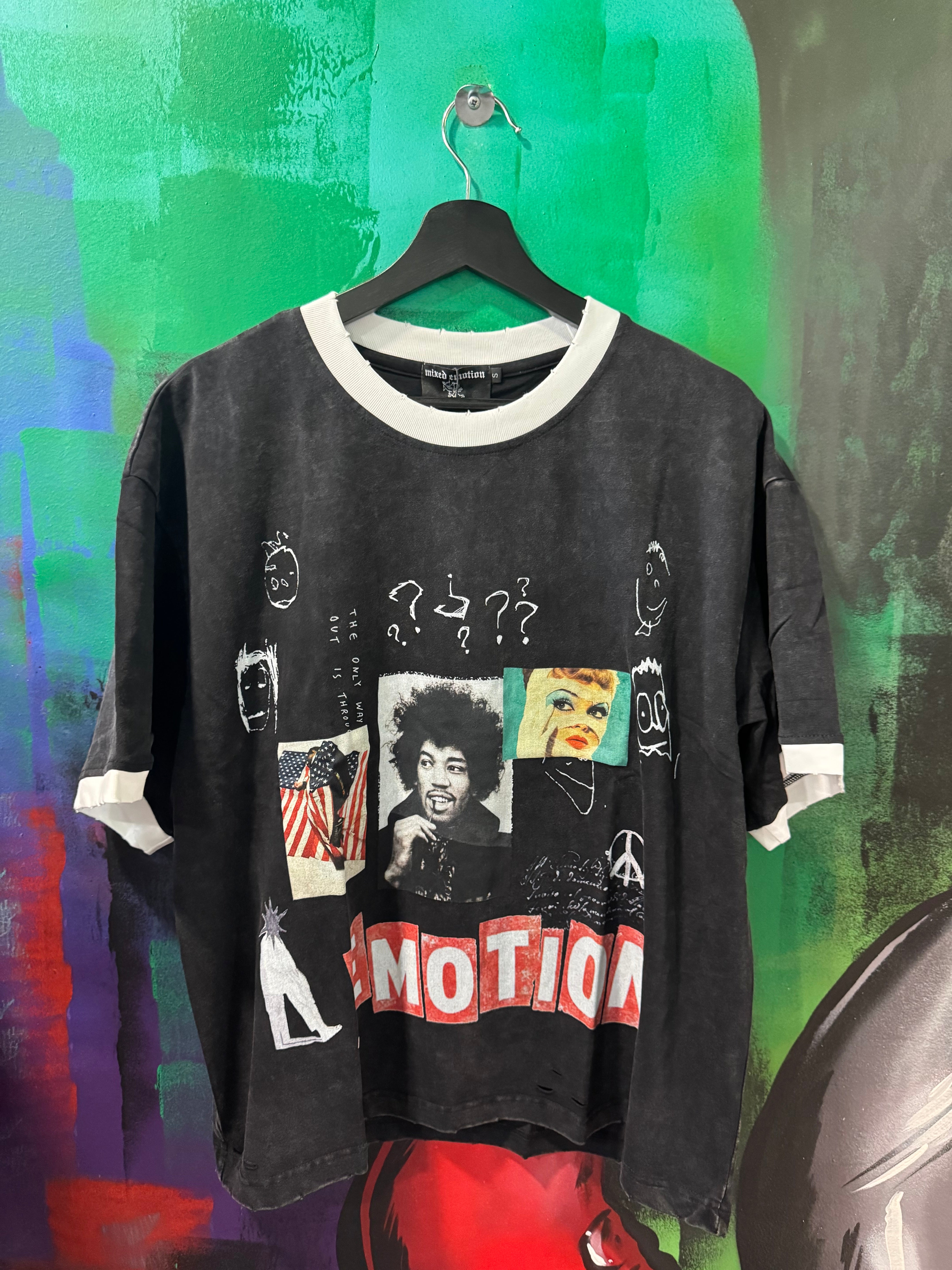 Mixed Emotion Black Static Tee