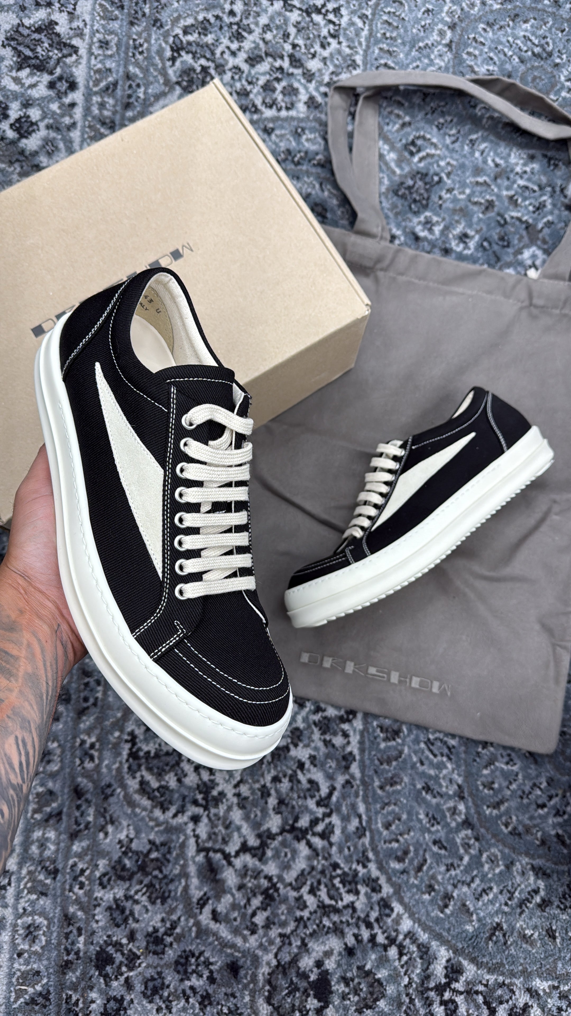 Rick Owens DRKSHDW Vintage Black/Milk