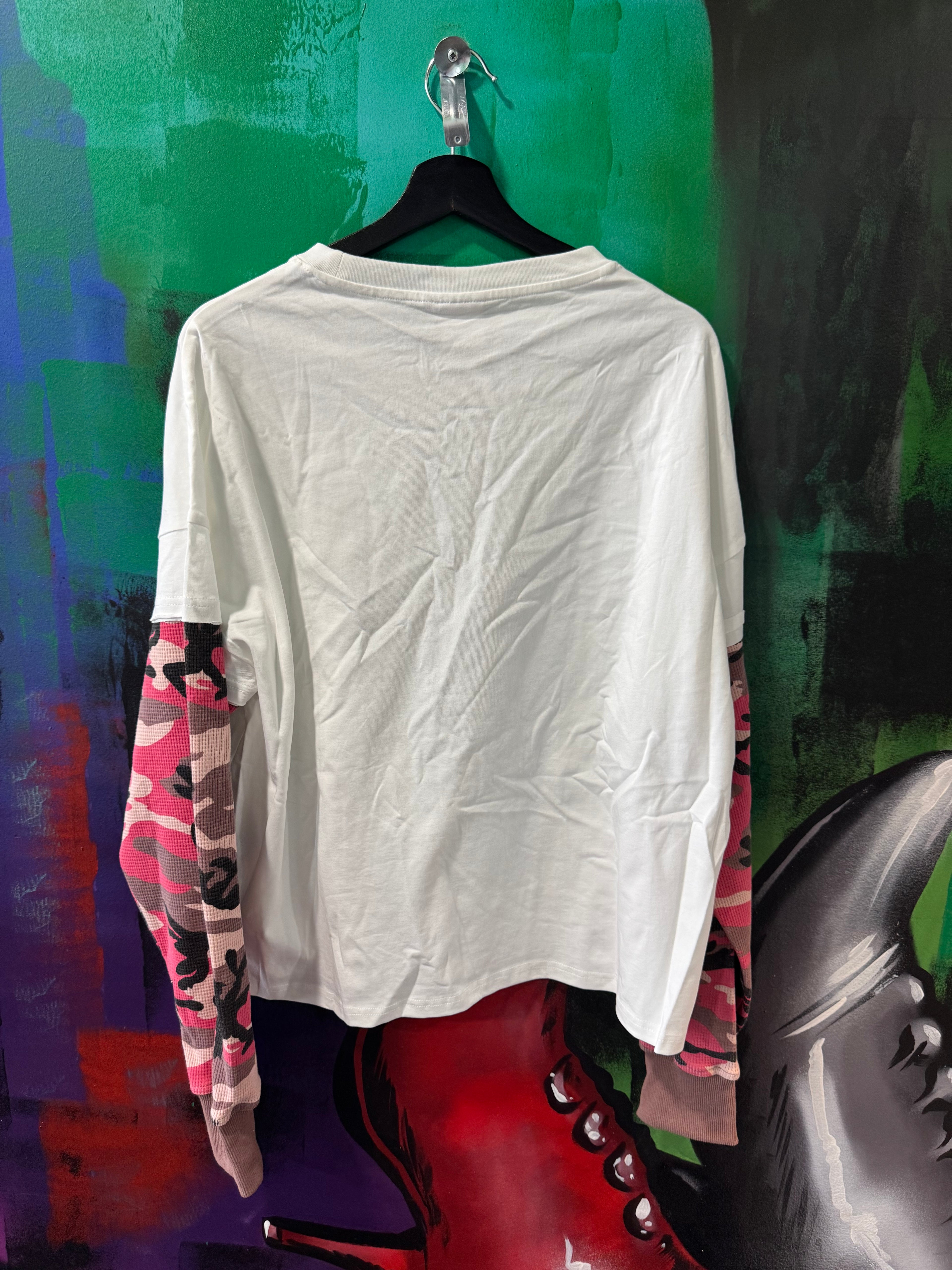 Saint Vanity Pink Camo White Thermal