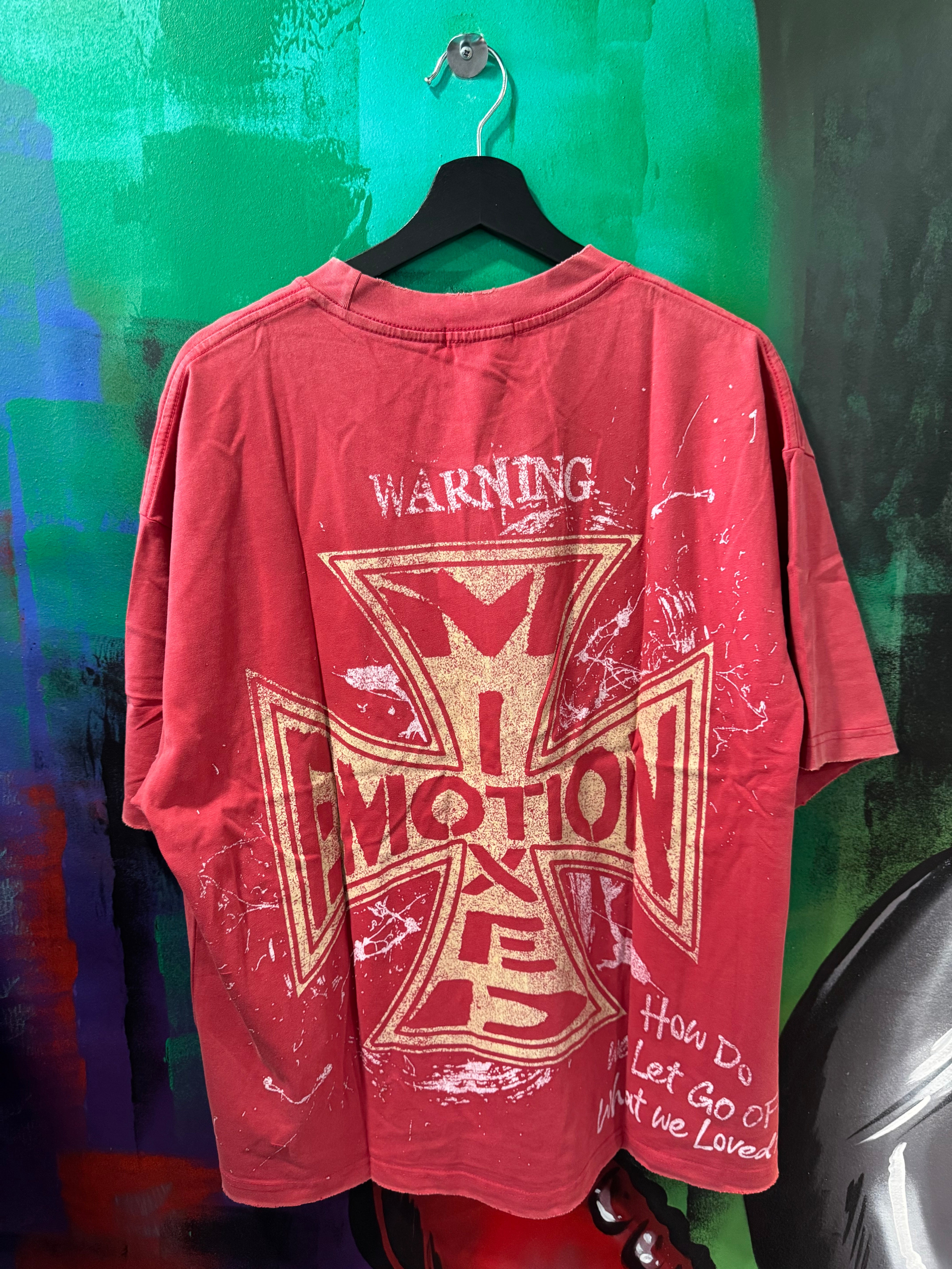 Mixed Emotion Red Crimson Tee
