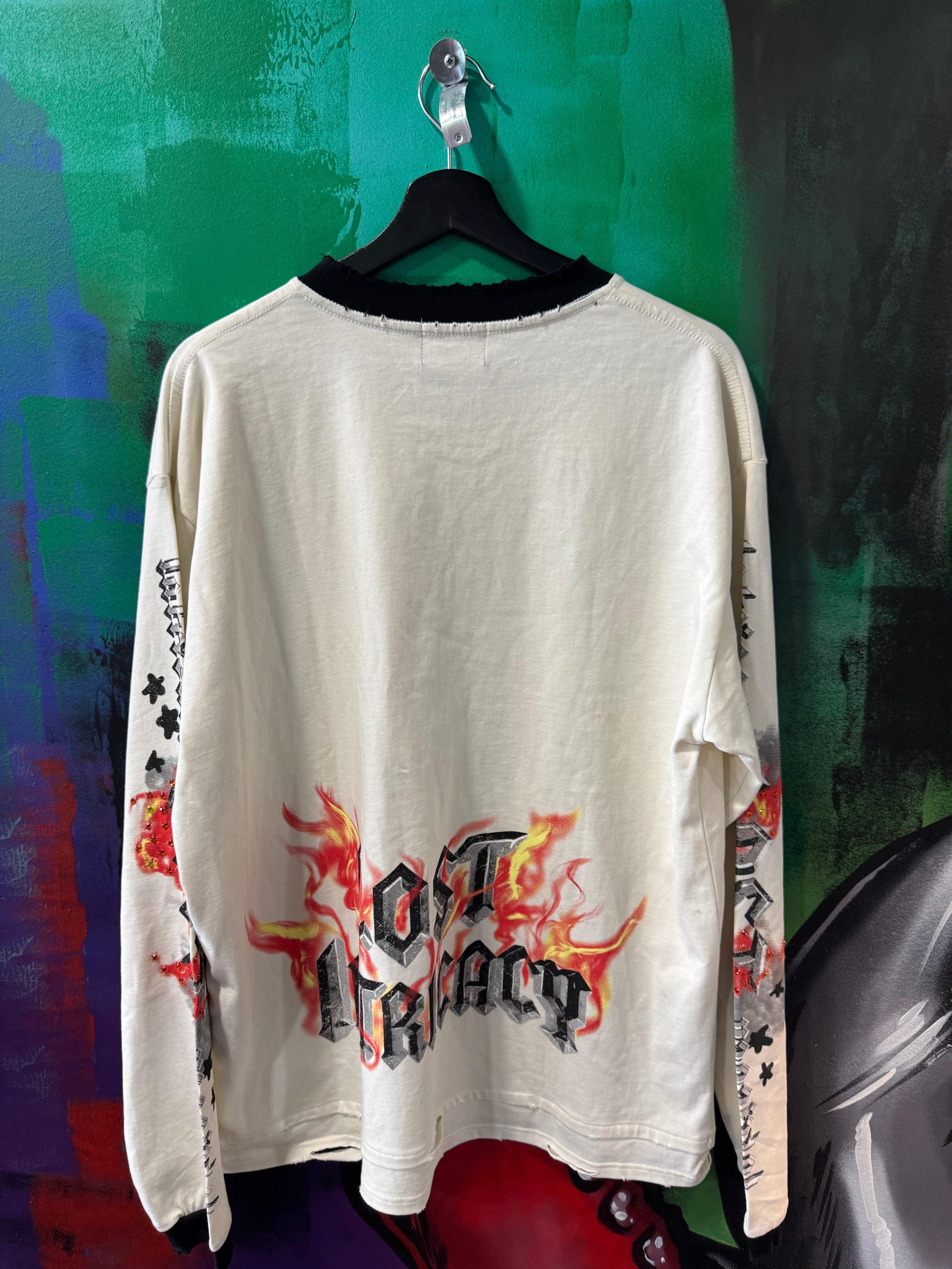 Lost Intricacy Retribution White Longsleeve Tee