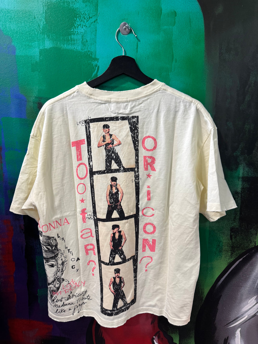 Lost Intricacy "Queen of Pop" Cream Tee