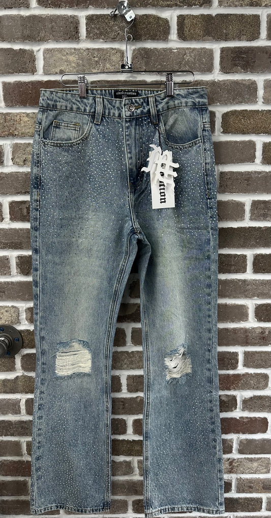 Mixed Emotion ME Rhinestone Jeans