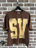 Saint Vanity SV Logo Brown Tee