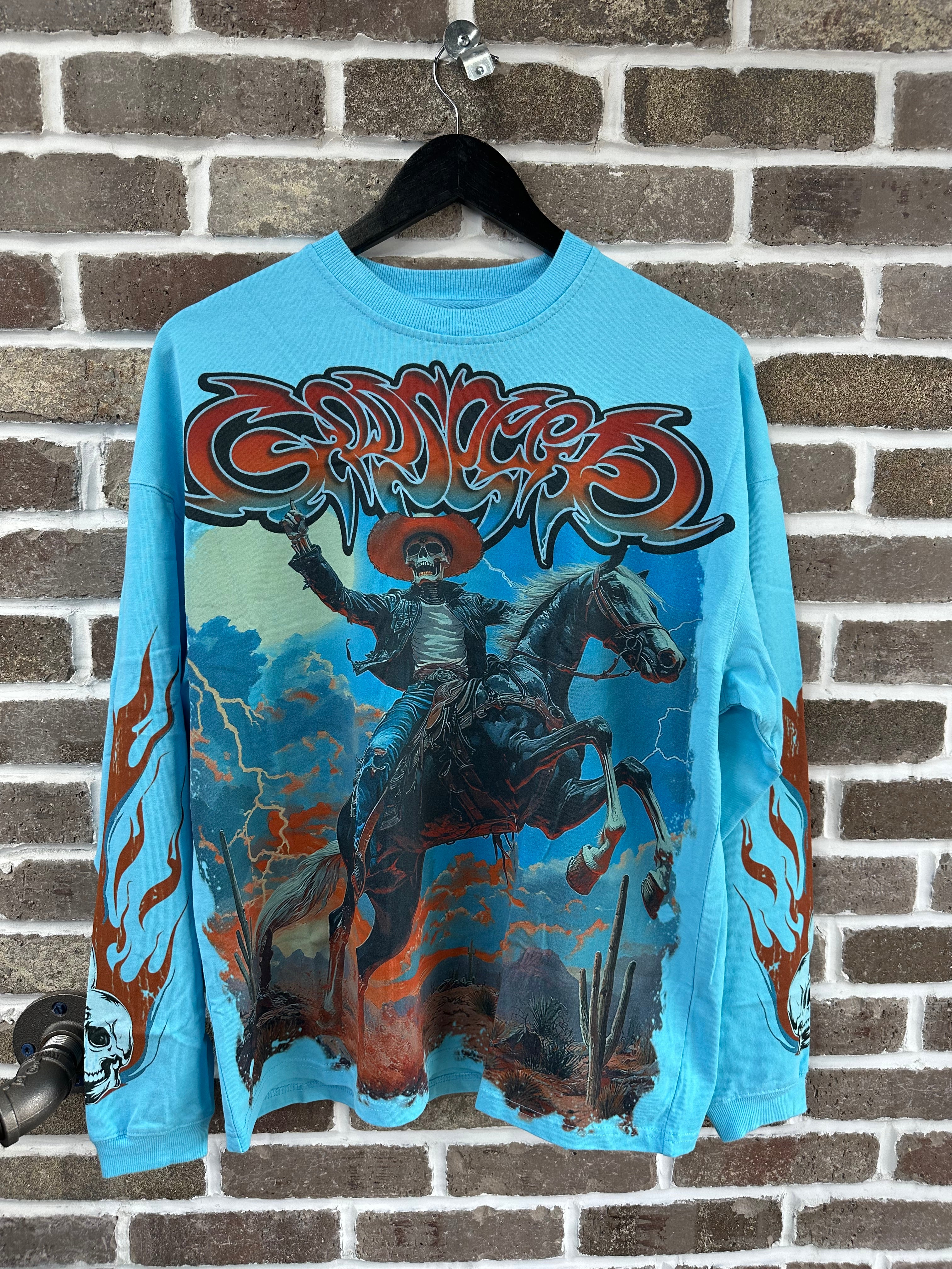 Godspeed "Best Western" Baby Blue Tee