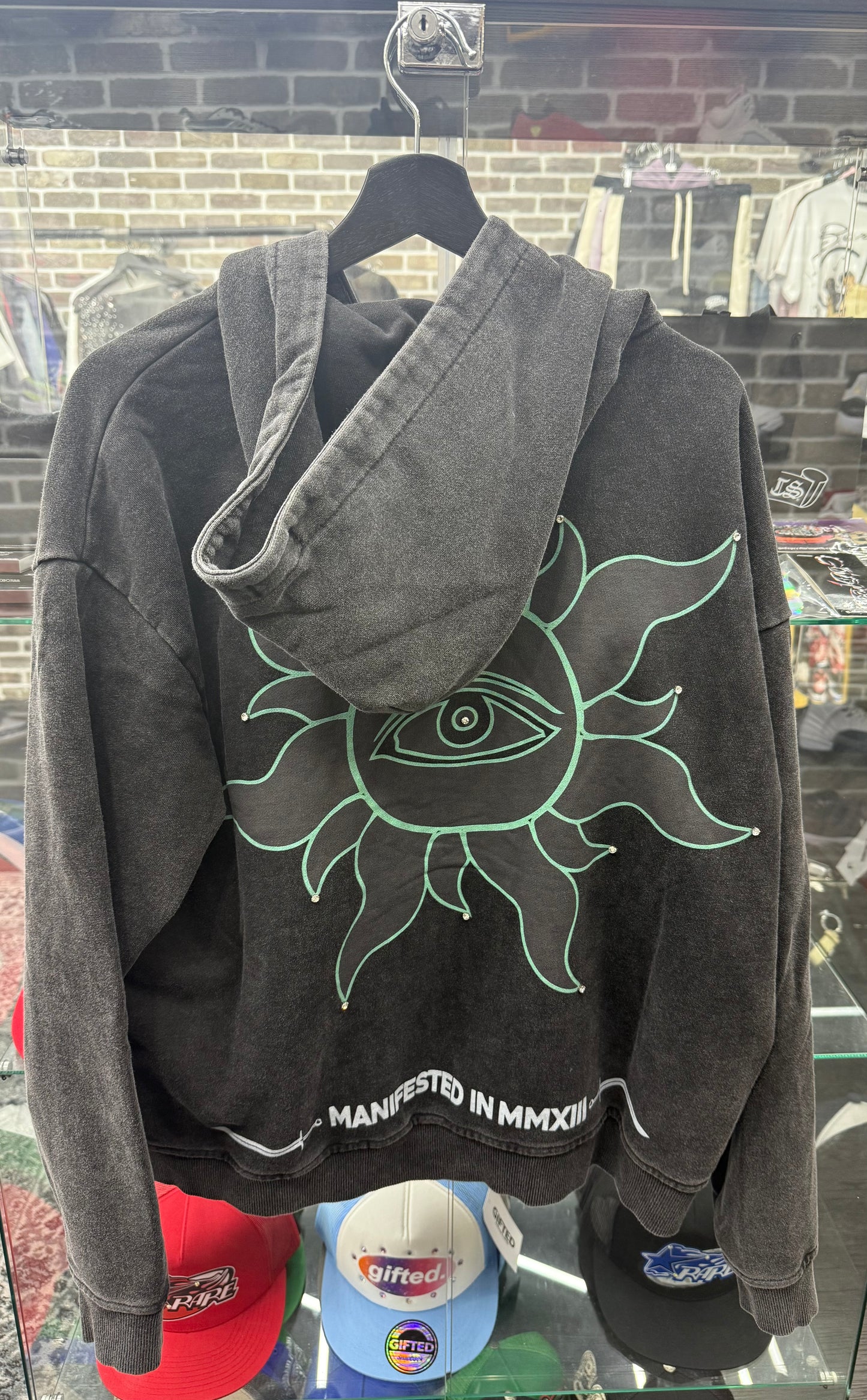 Godspeed Sunken Liberty Grey Wash Hoodie