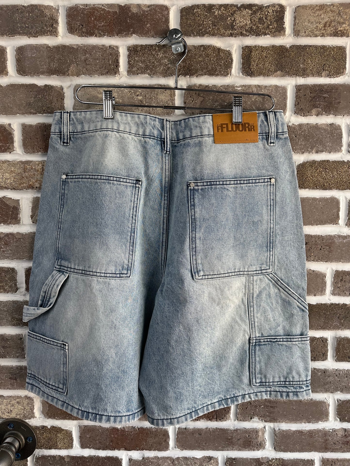 Floor914 Blue Uniform Jorts