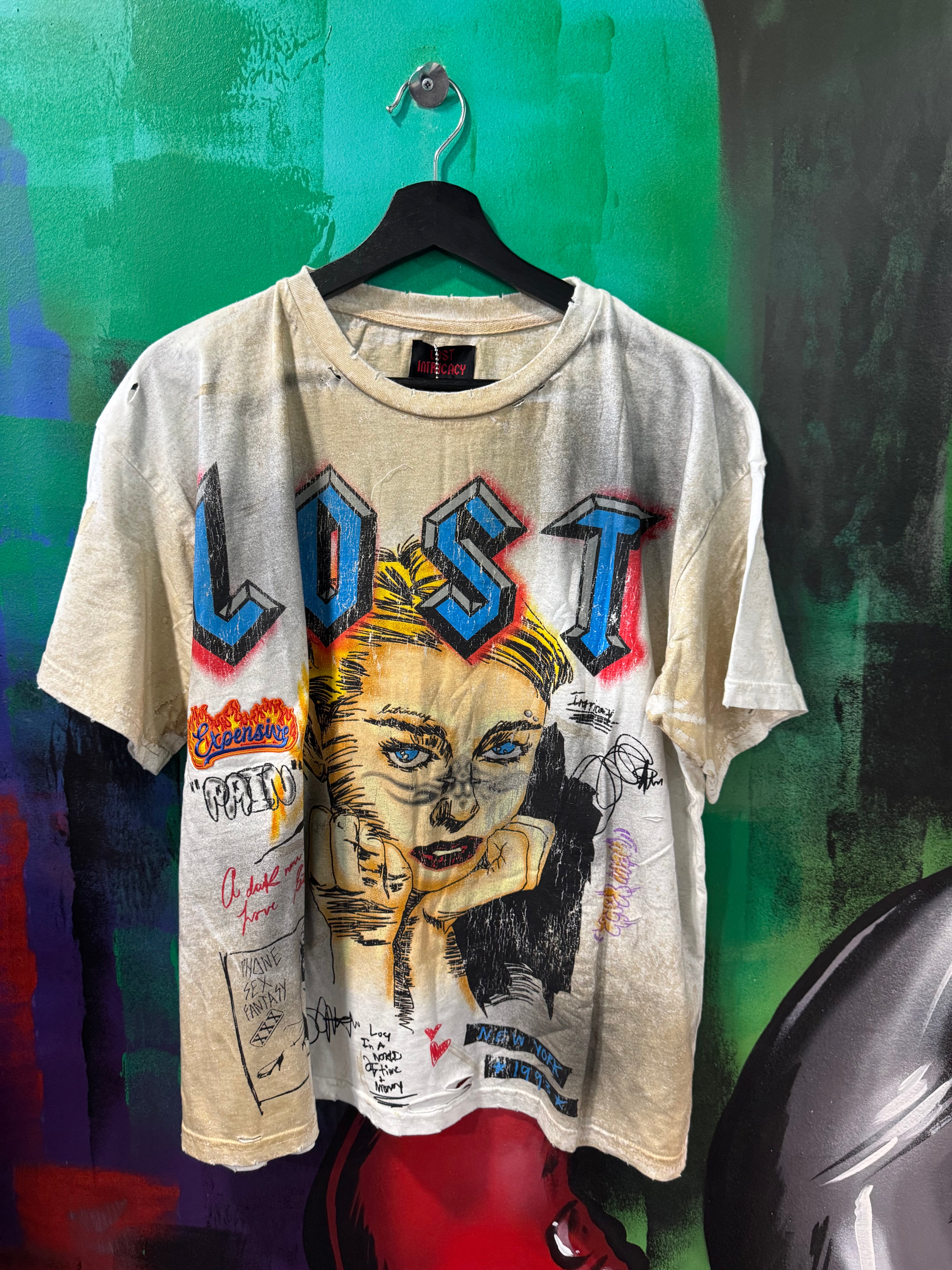 Lost Intricacy "Lost Girl FR" White Tee