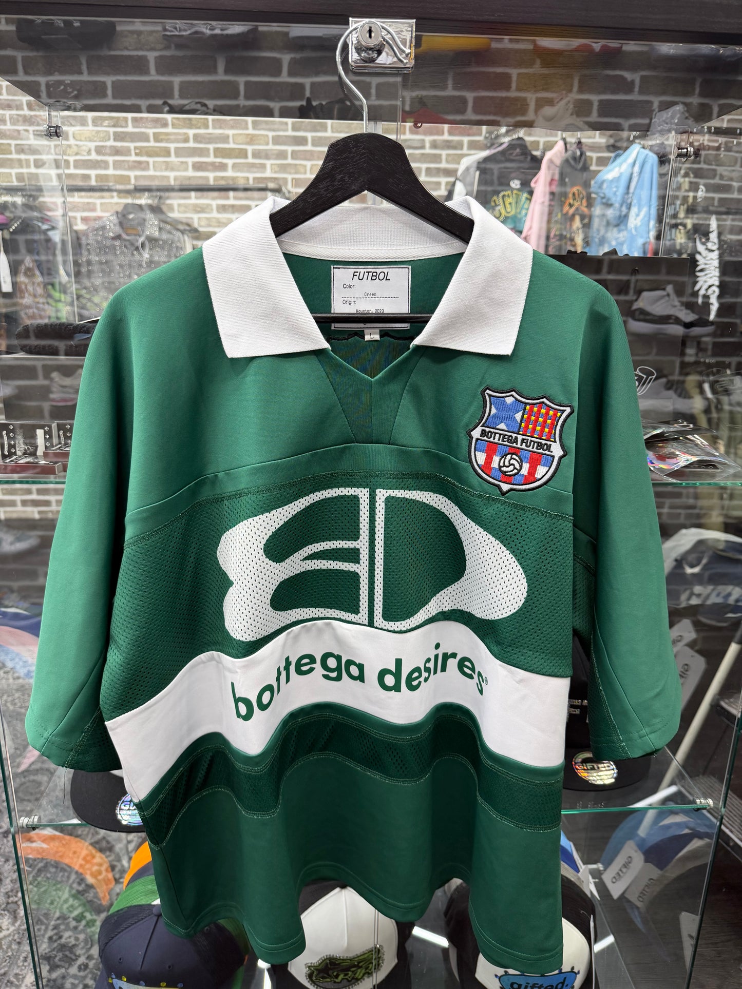 Bottega Desires Futbol Green Jersey