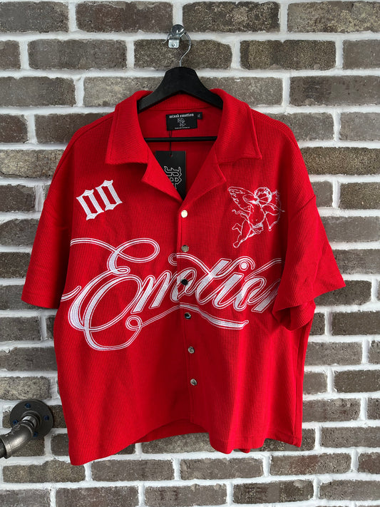 Mixed Emotion Red Signature Shirt