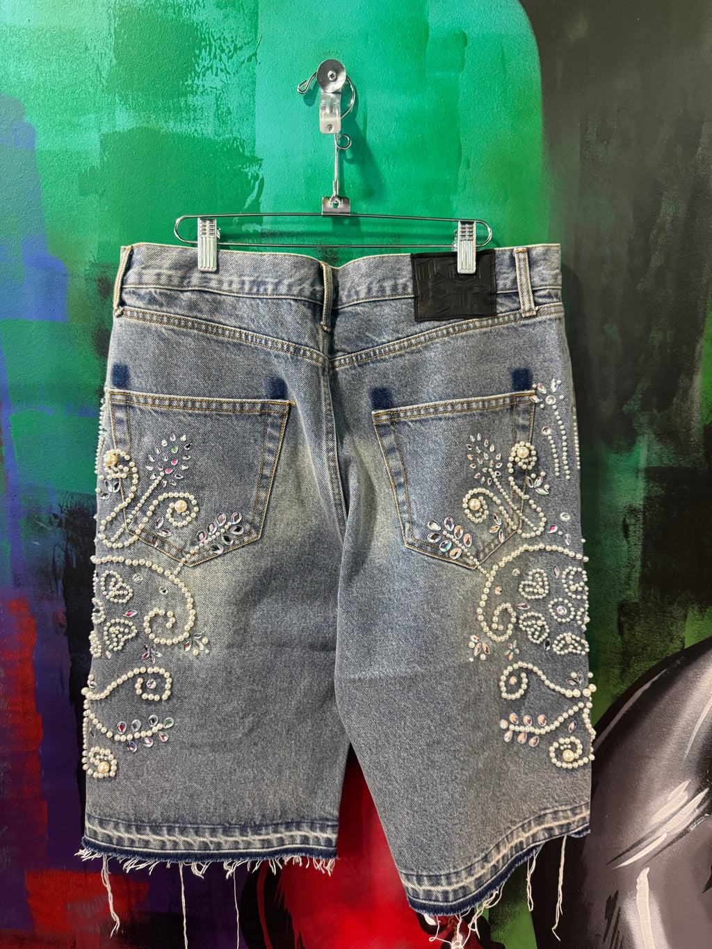 Lost Intricacy Lace Jean Shorts