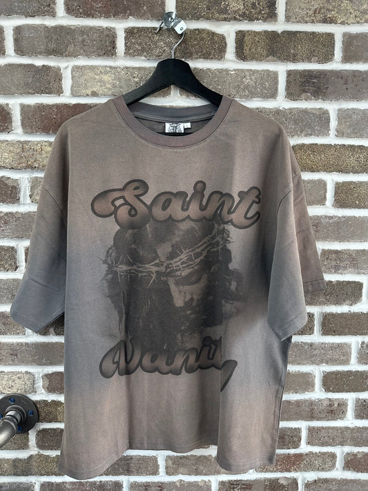 Saint Vanity Grey Jesus Tee