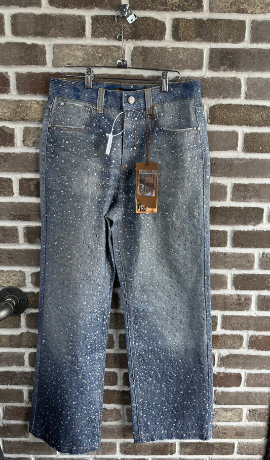 Birth Of Royal Child Blue 20K Diamond Boro Straight Jeans