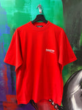 Balenciaga Campaign Logo Red Tee