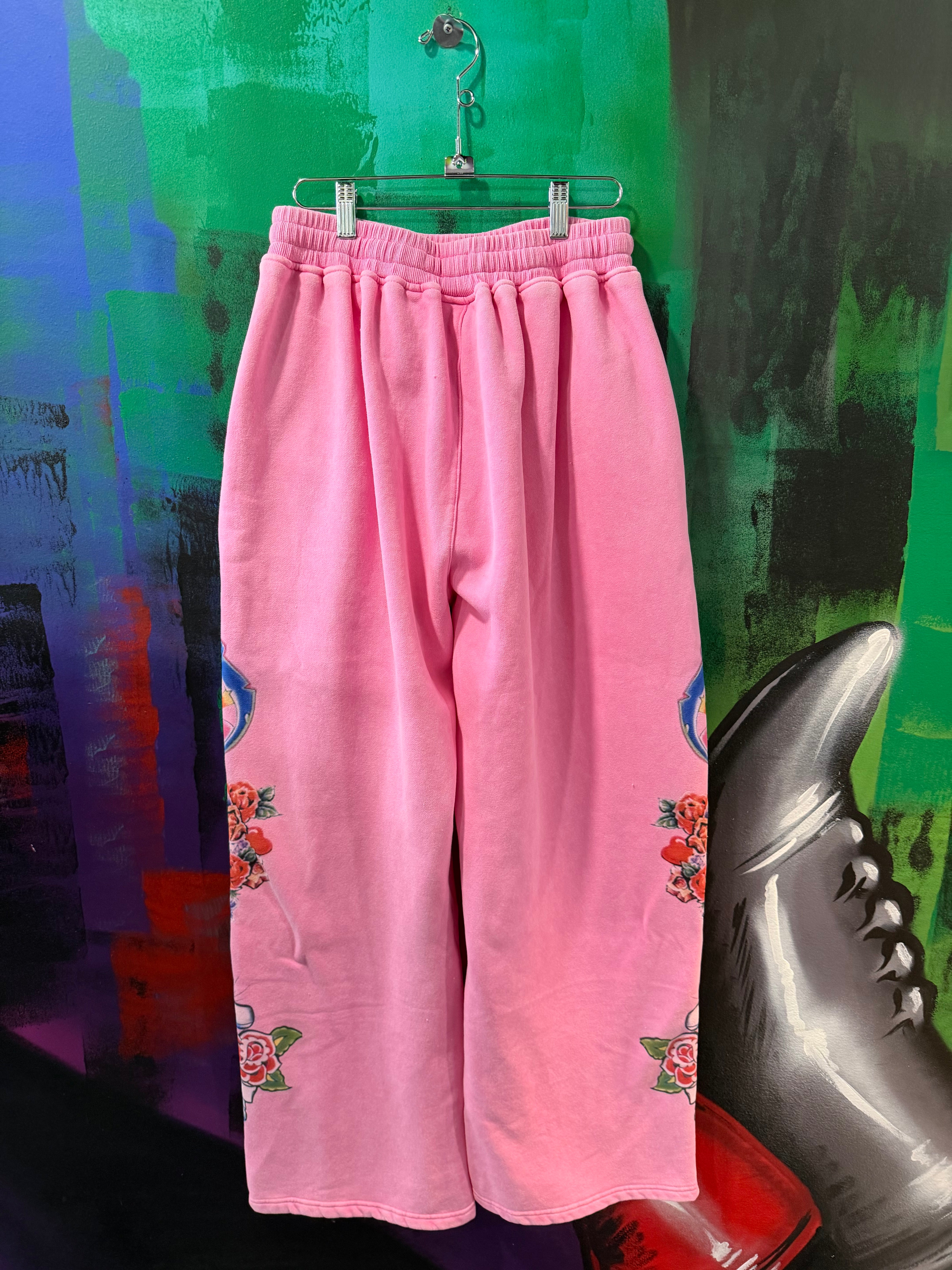 We Are Righteous Risen King Pink Sweatpants