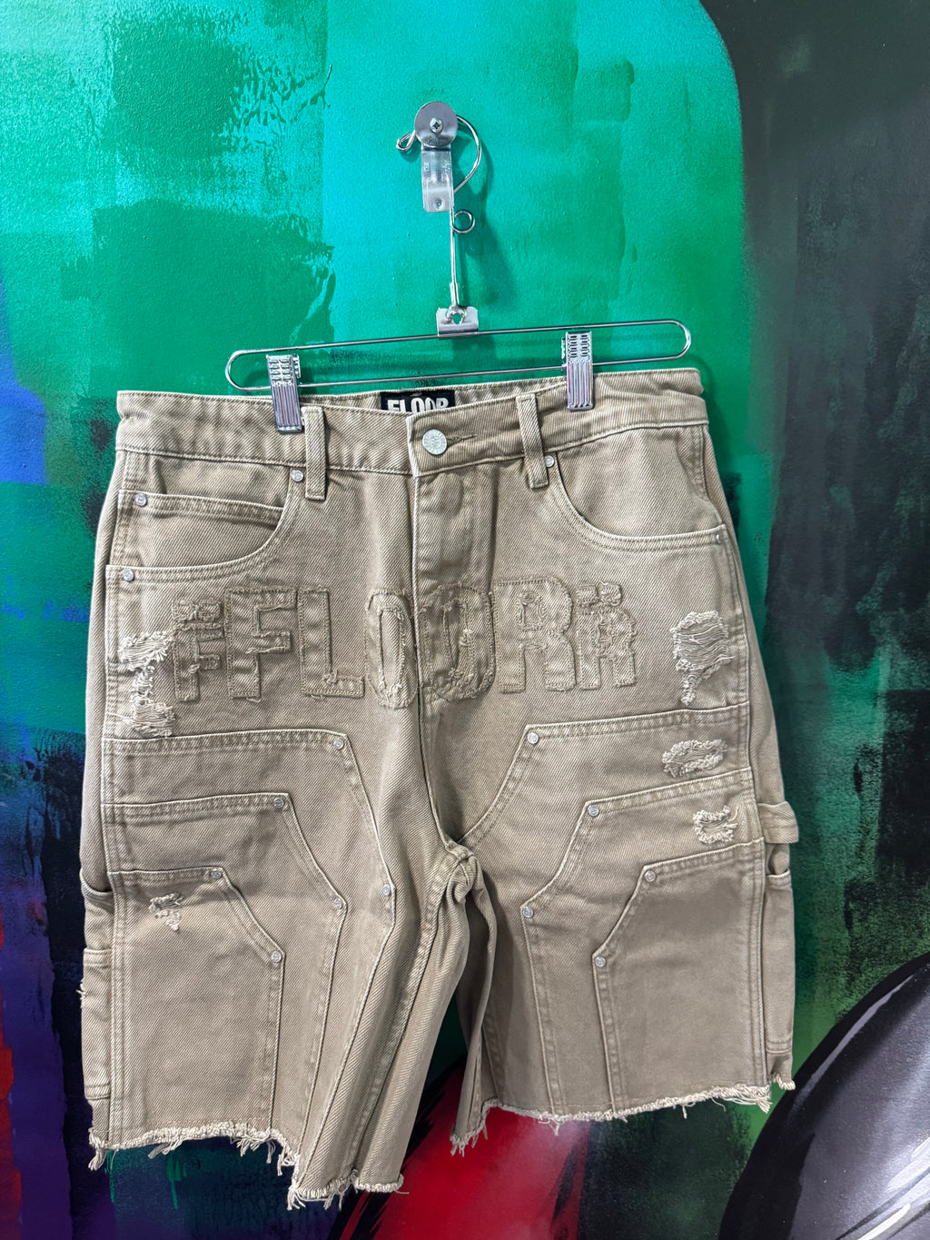 Floor914 Tanwash Workman Jorts