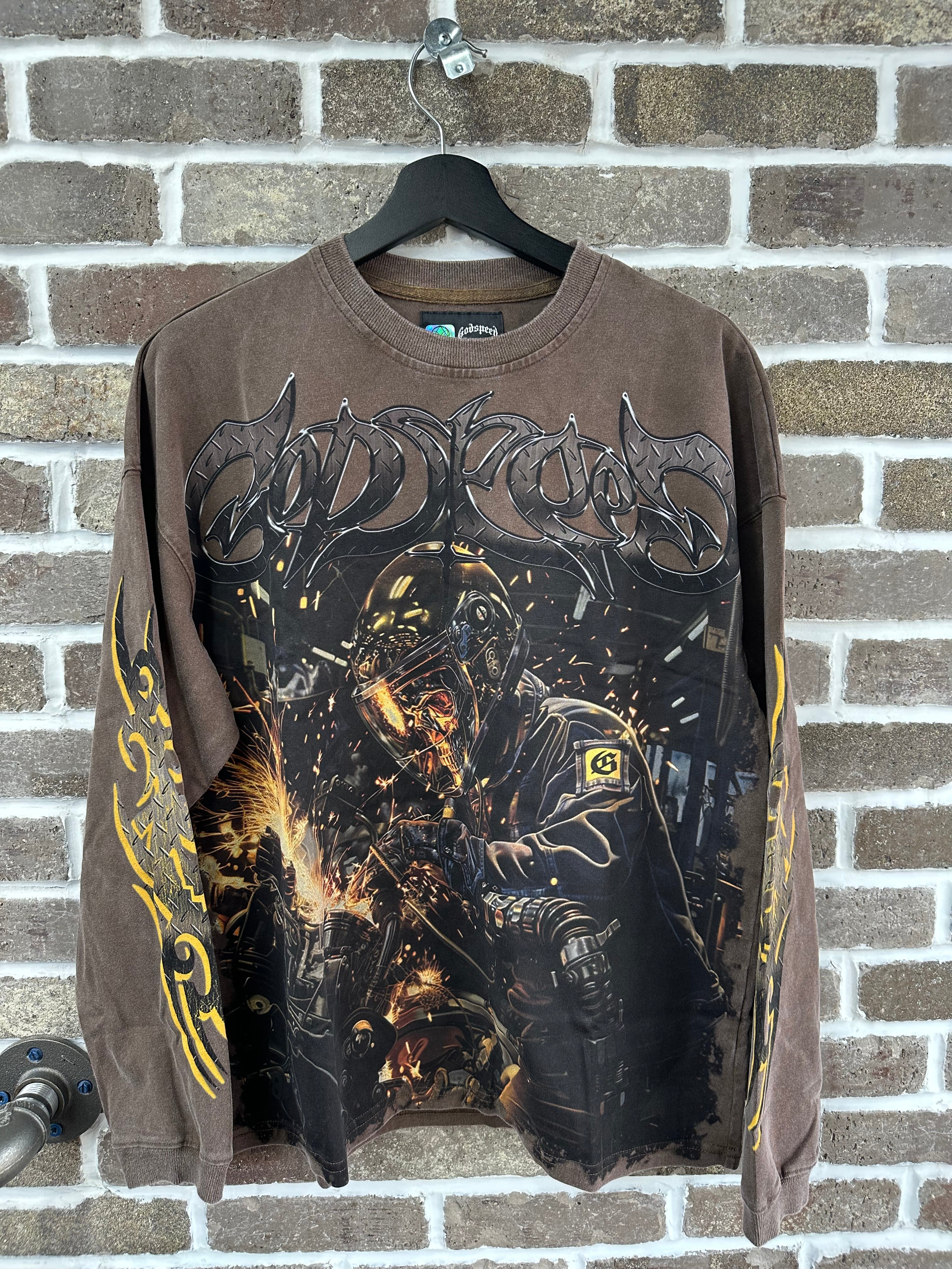 Godspeed "Under Construction" Brown Tee