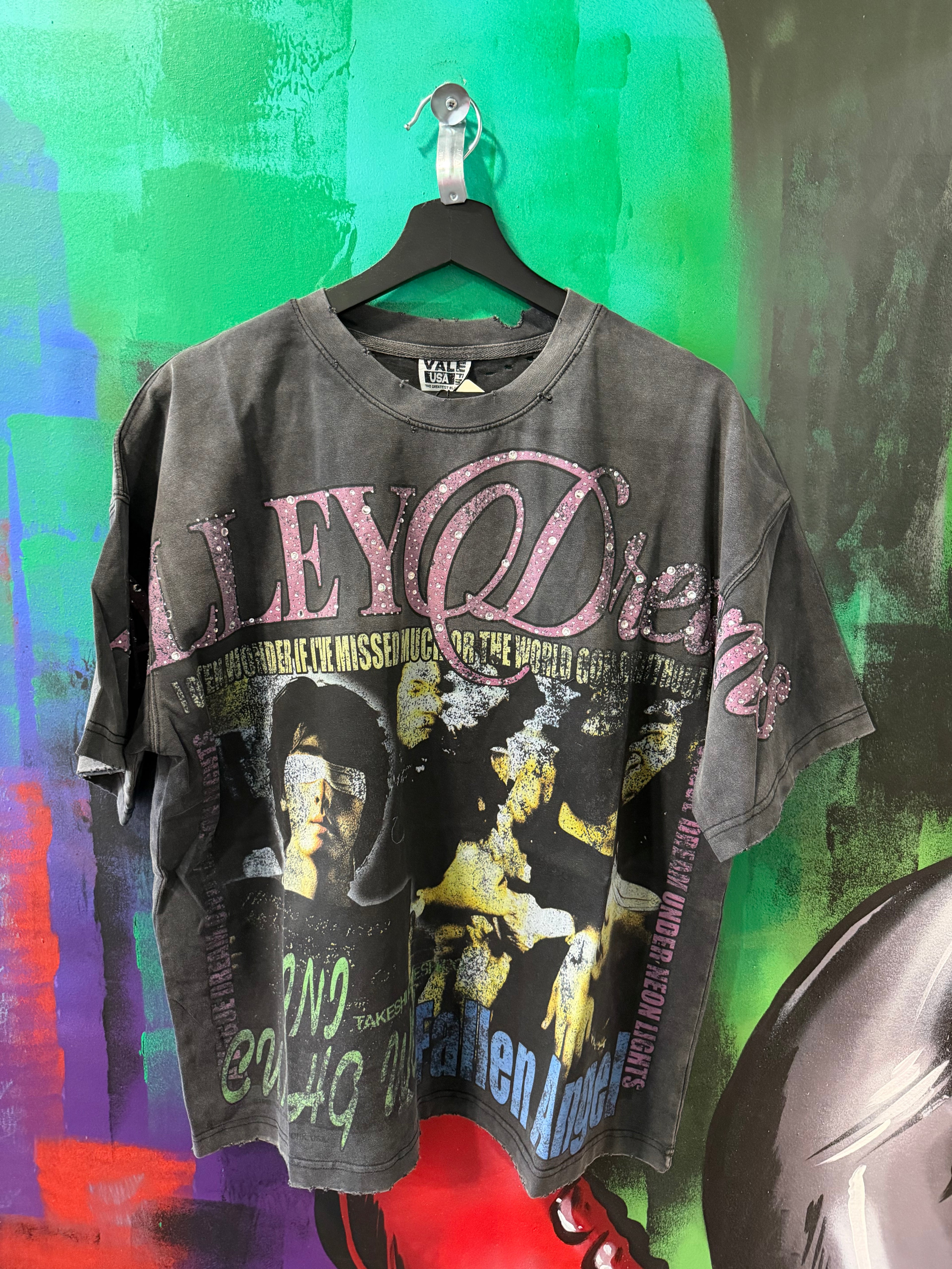 Vale Forever Fallen Bling Black Tee