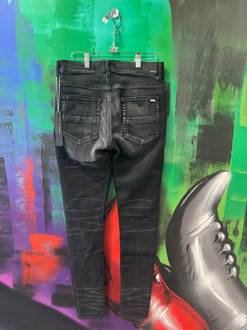 Amiri Black Rainbow Paisley Thrasher Jeans
