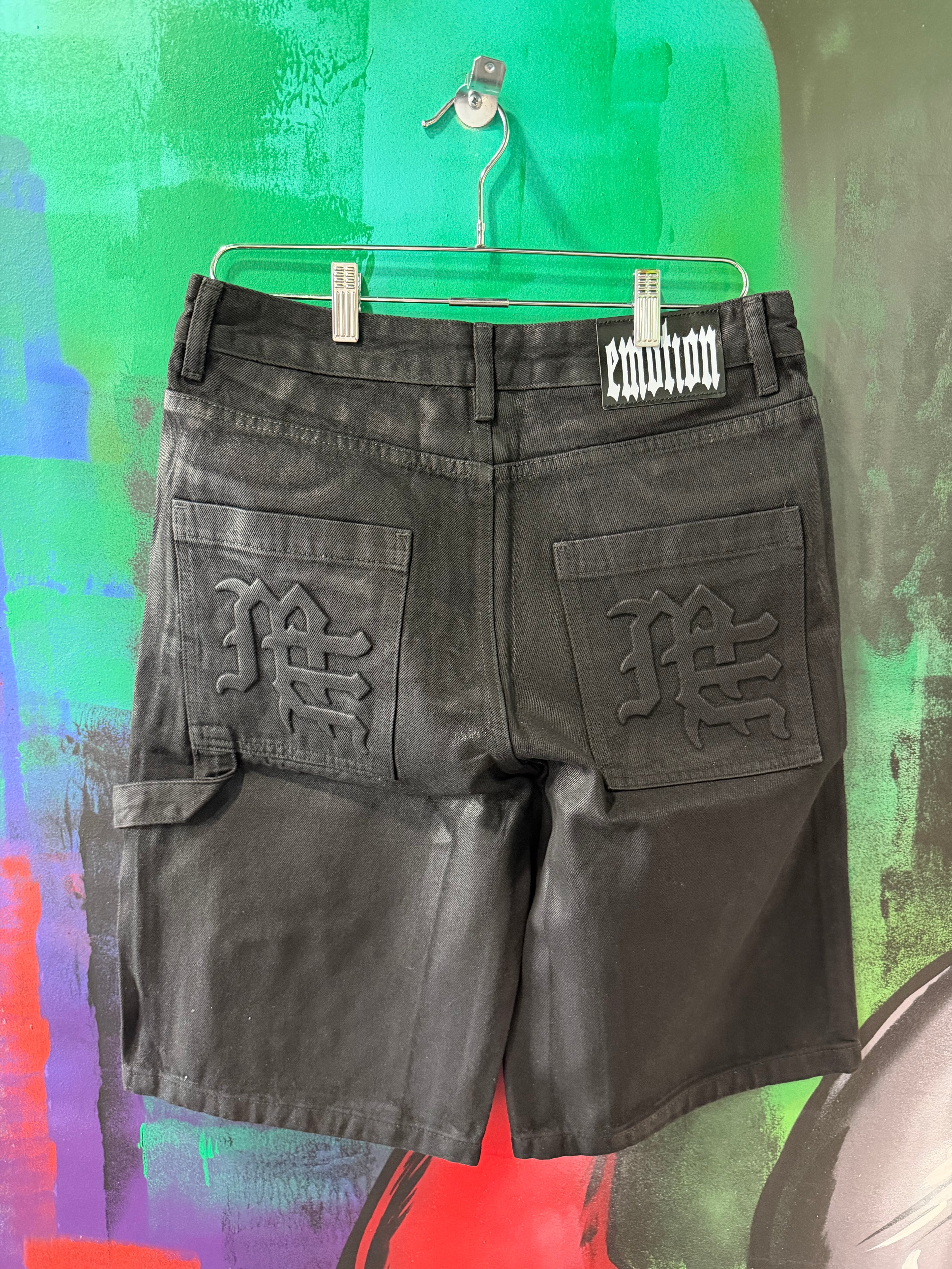 Mixed Emotion Worker Wax Shorts