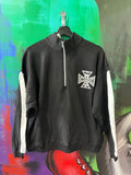 Mixed Emotion Black Quarter Zip Jacket