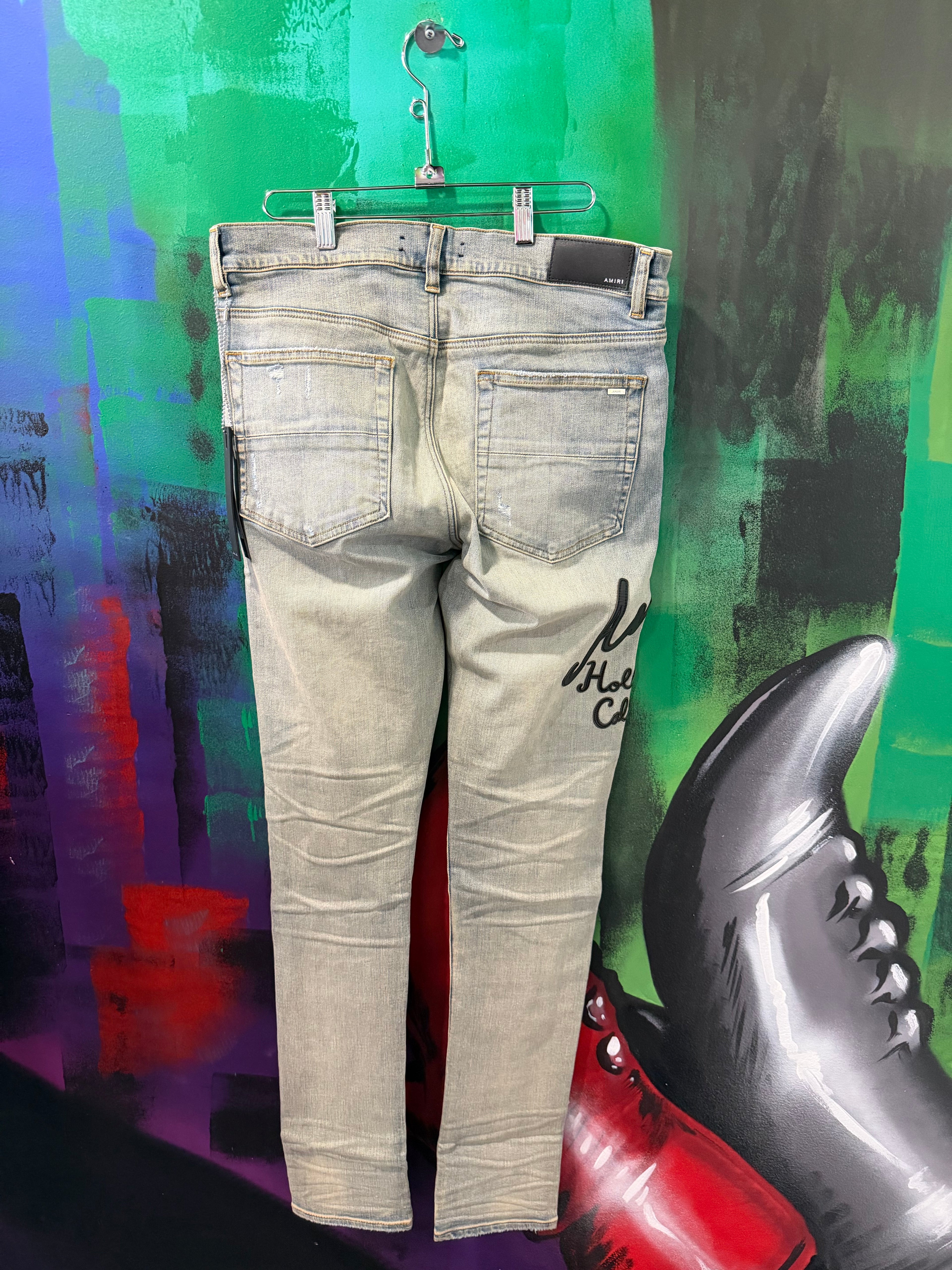 Amiri "Hollywood" Light Wash Jeans