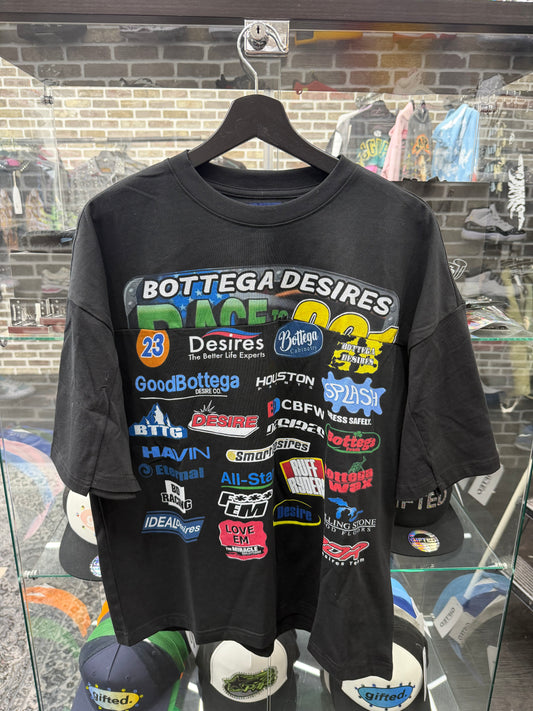Bottega Desires Race Black Tee