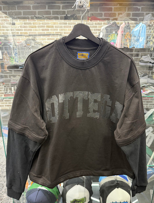 Bottega Desires War Black Longsleeve Tee
