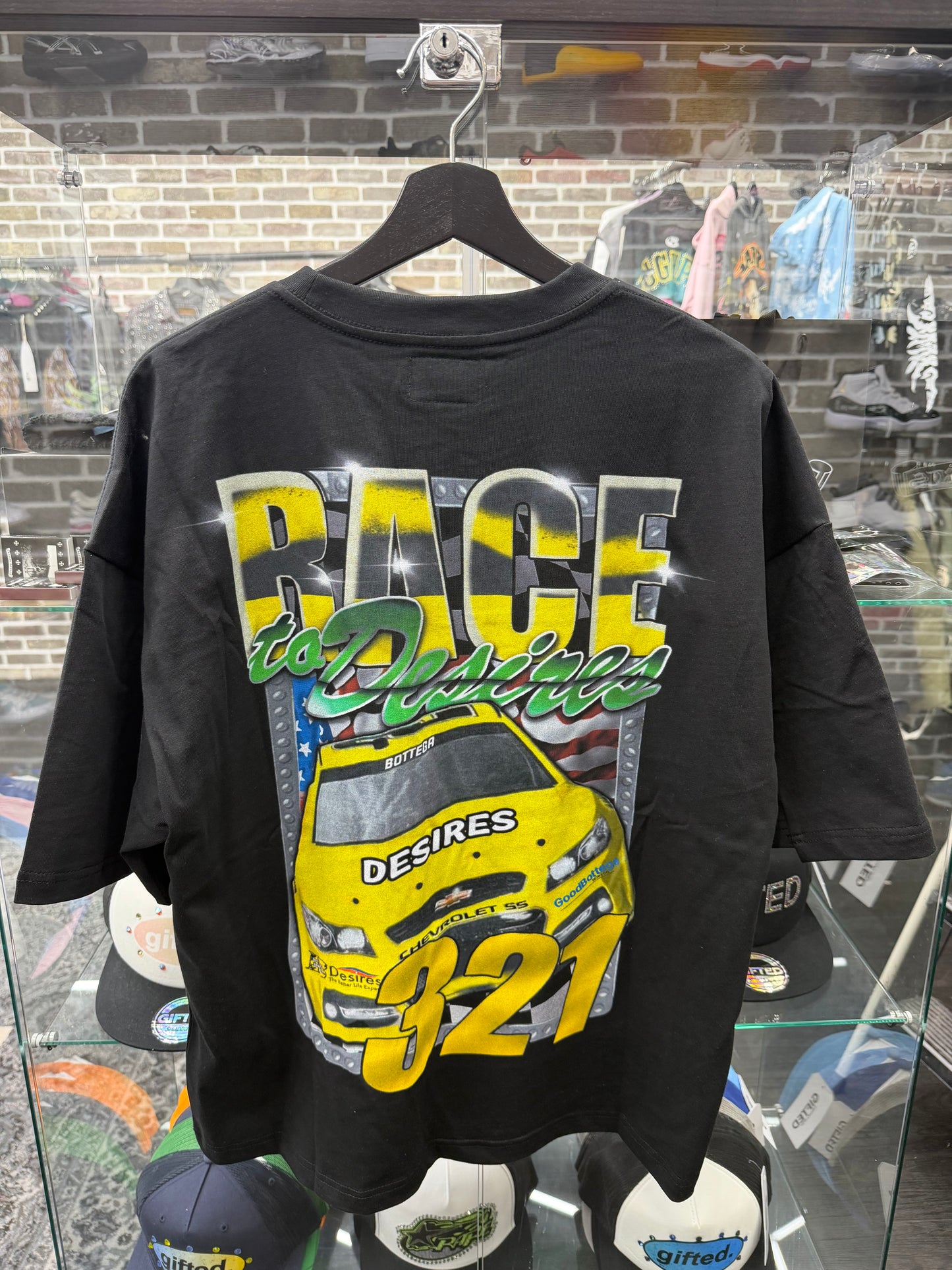 Bottega Desires Race Black Tee
