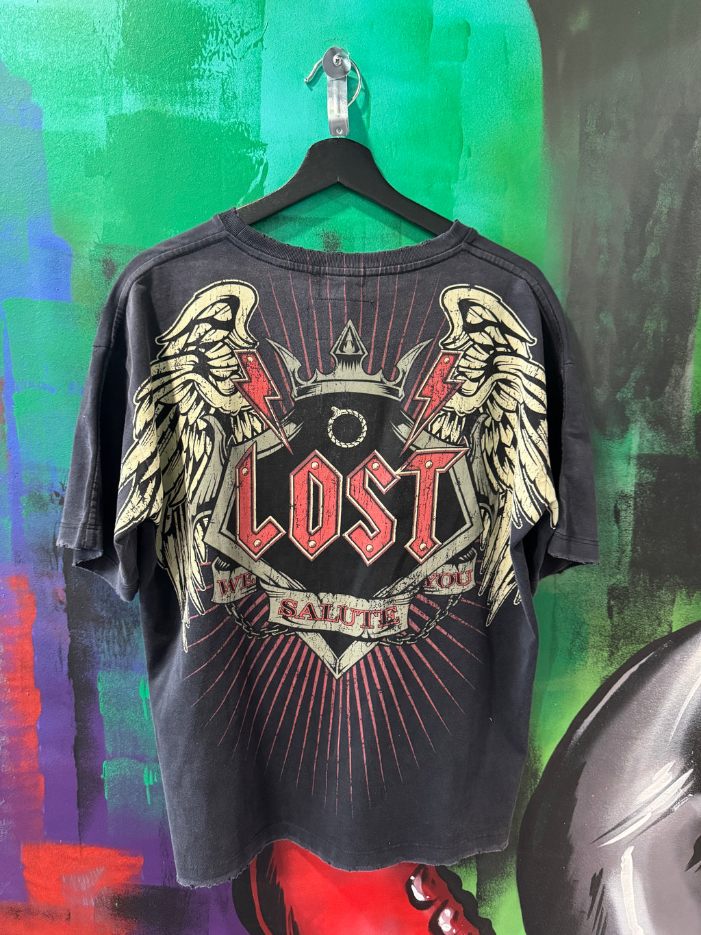 Lost Intricacy Winged Outlaw Black Tee