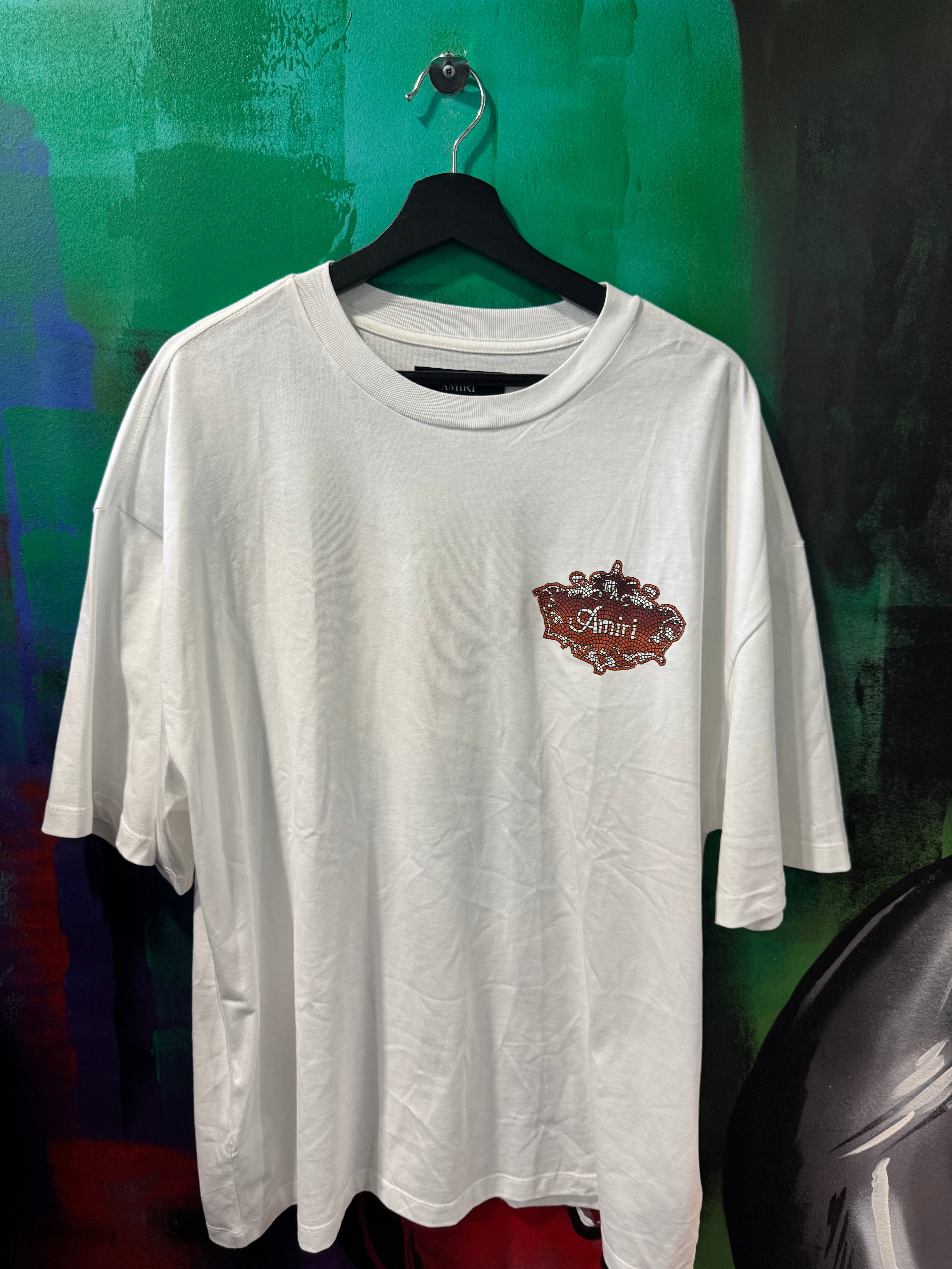 Amiri Chateau California Oversized White Tee