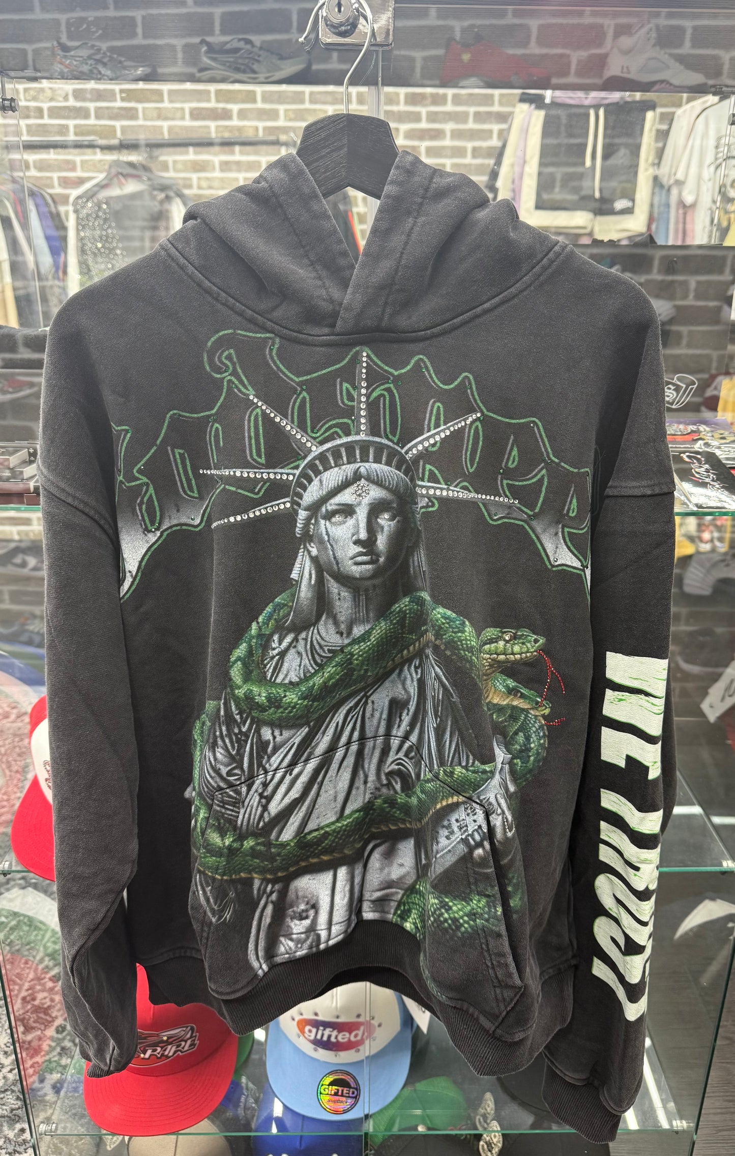 Godspeed Top 5 Slizzy VVS Black Wash Hoodie