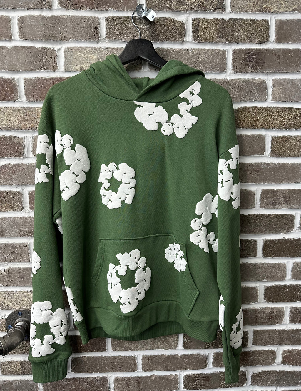 Denim Tears The Cotton Wreath Green Sweatshirt