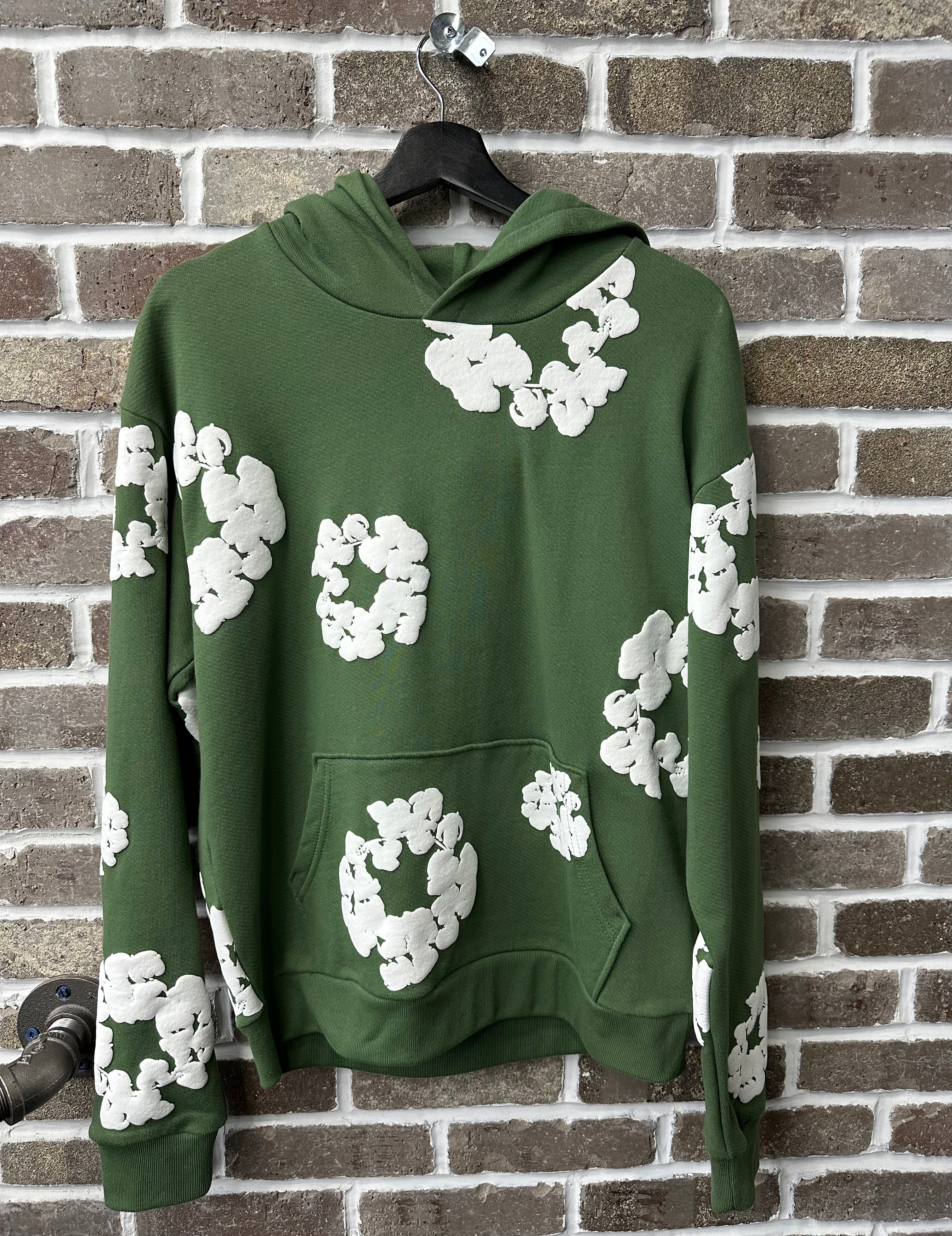 Denim Tears The Cotton Wreath Green Sweatshirt
