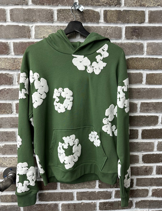 Denim Tears The Cotton Wreath Green Sweatshirt