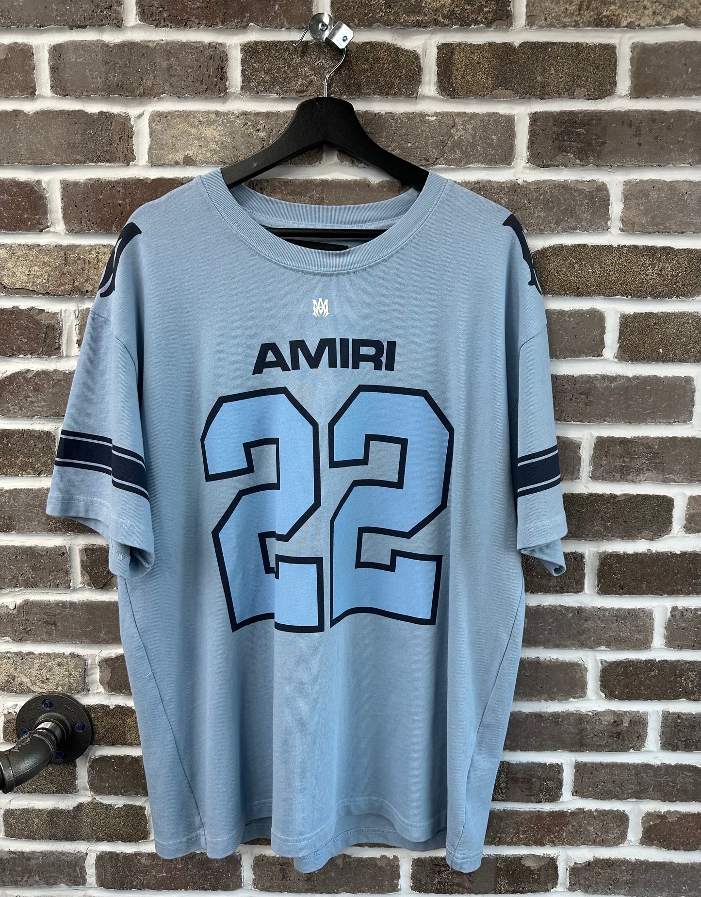 Amiri 22 Jersey Tee Blue