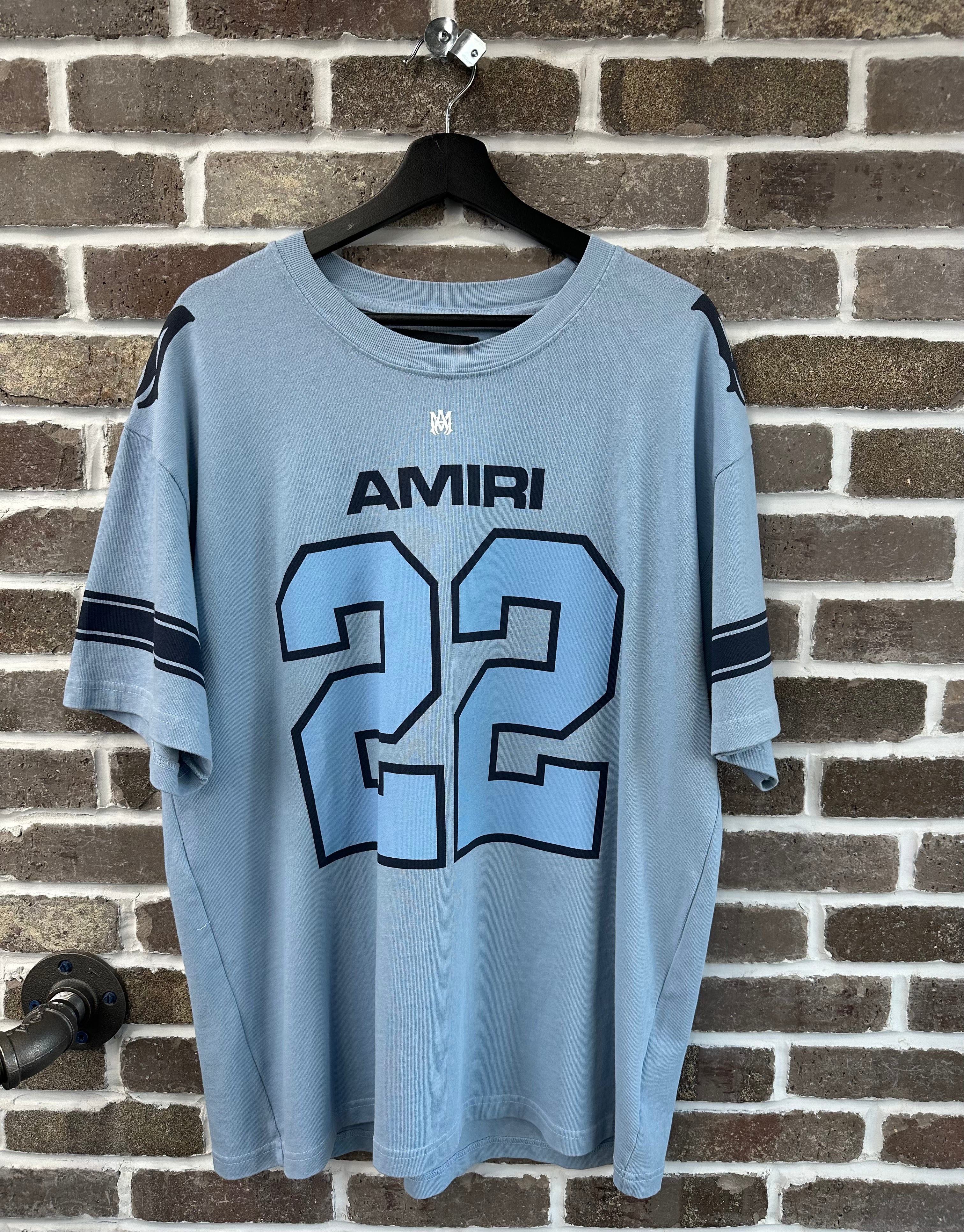 Amiri 22 Jersey Tee Blue
