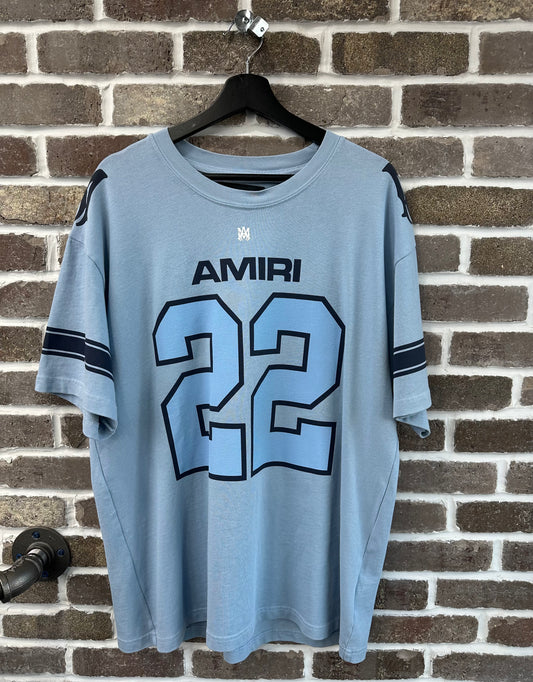 Amiri 22 Jersey Tee Blue
