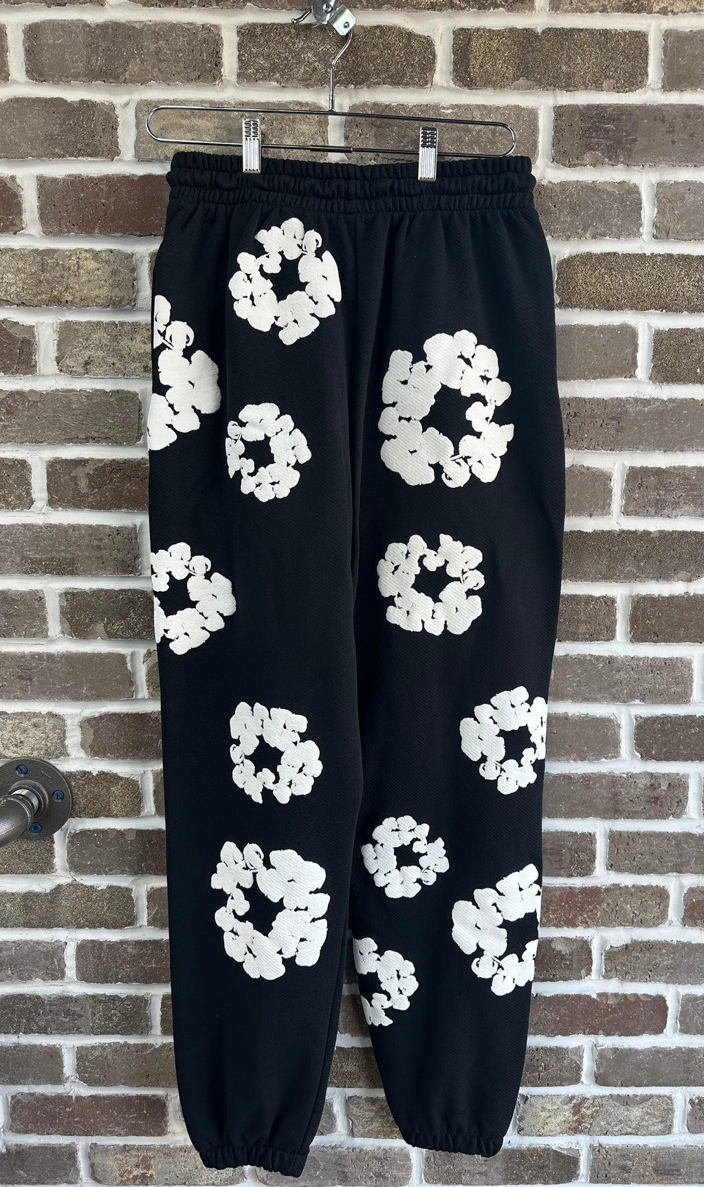 Denim Tears The Cotton Wreath Sweatpants Black